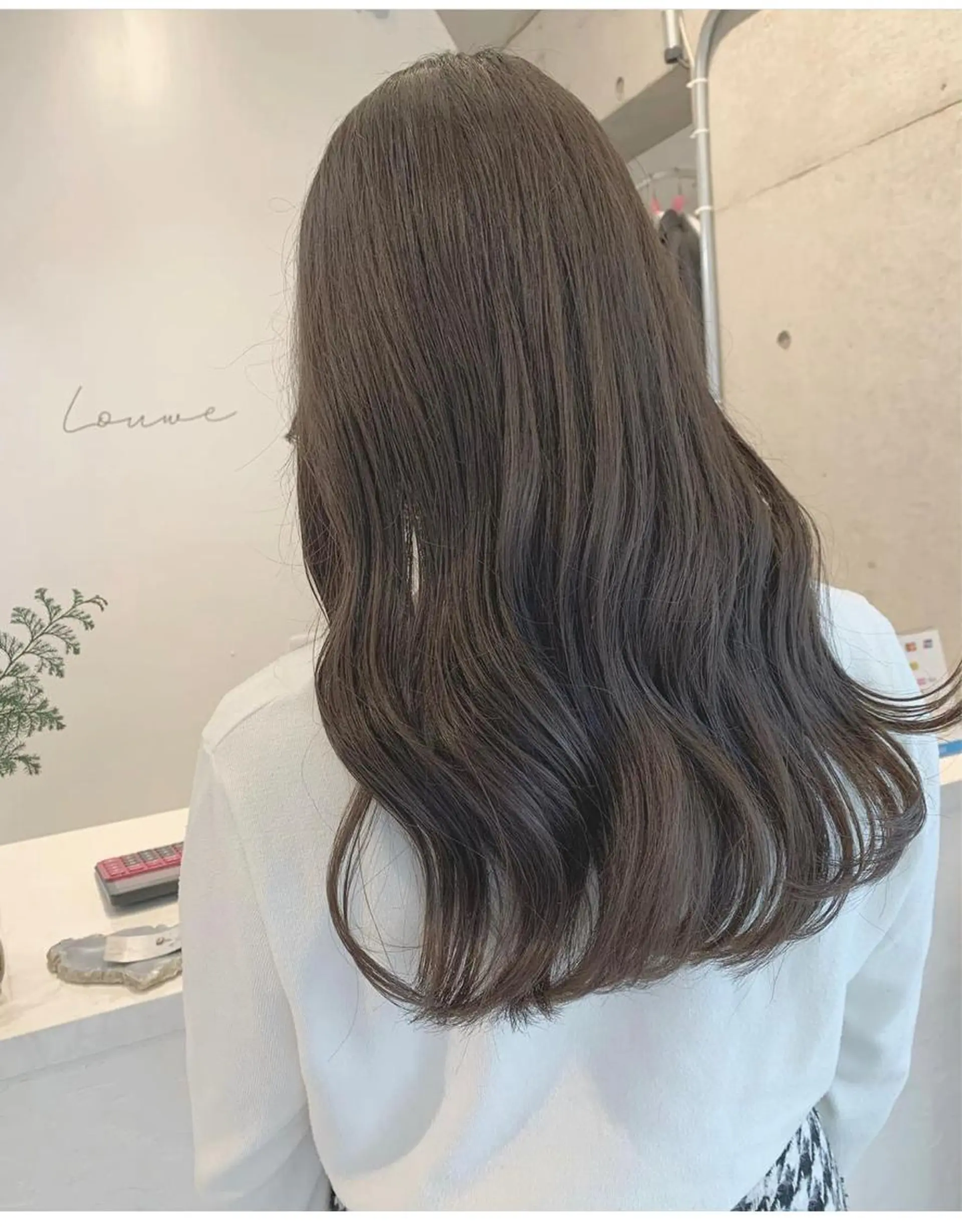 セミロング カラー 透明感カラー グレージュ 🎀透明感カラーෆ 🪄Maikoのヘアスタイル