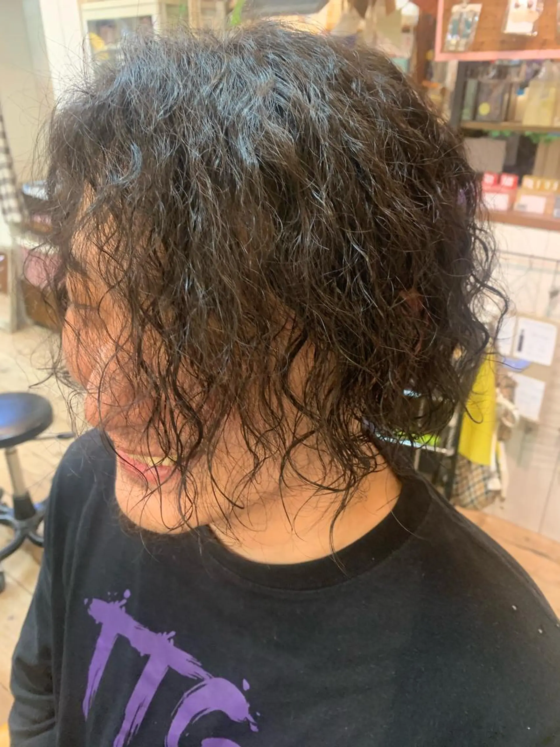 ミディアム ミディアムパーマ “ととのう”ヘッドス パ🌿本多麻亜優のヘアスタイル