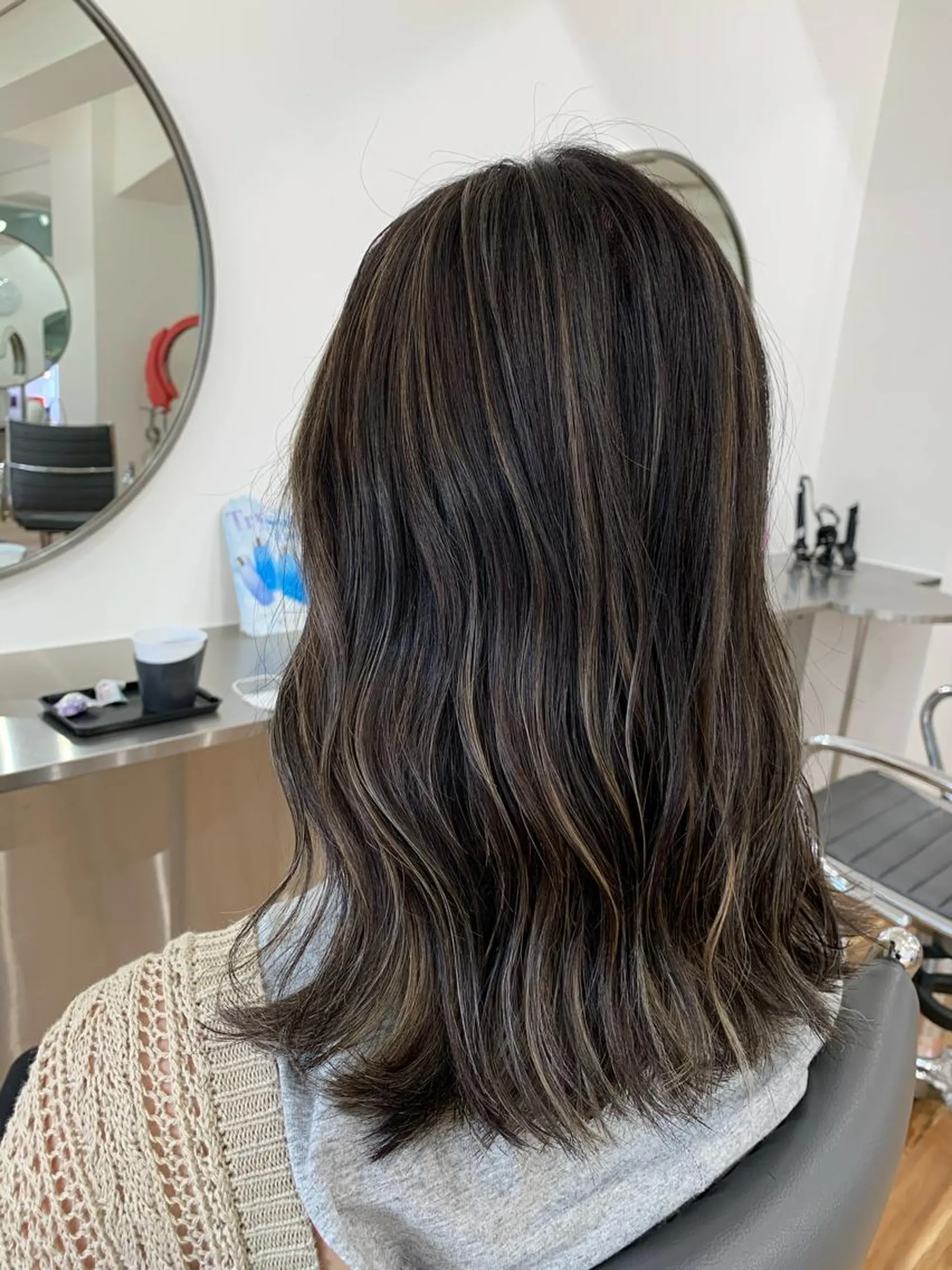 セミロング カラー ヘアカラー トリートメント Reb_keiji 👑小倉圭司のヘアスタイル