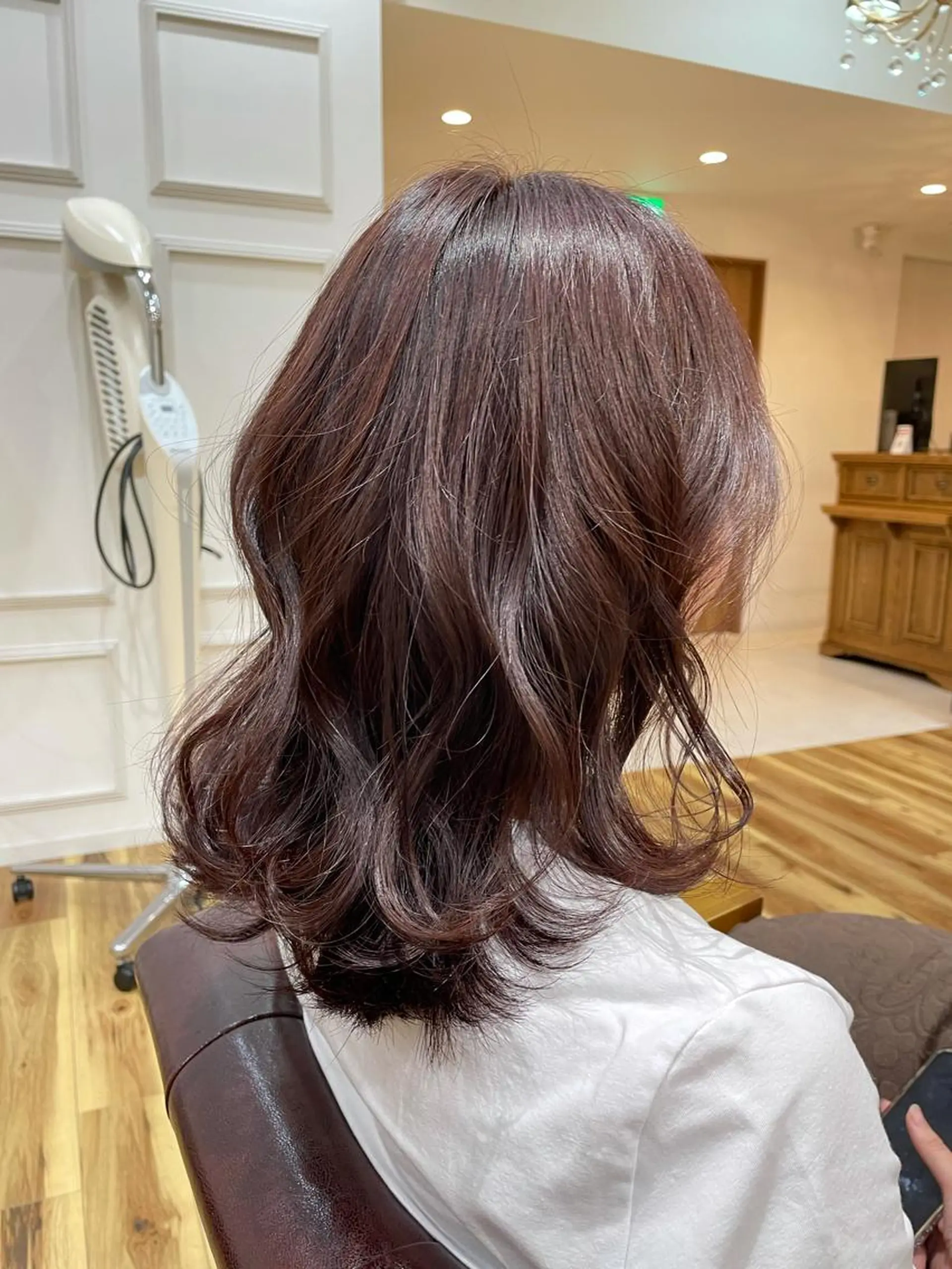 ミディアム YASUHIRO グレージュ/メンズのヘアスタイル