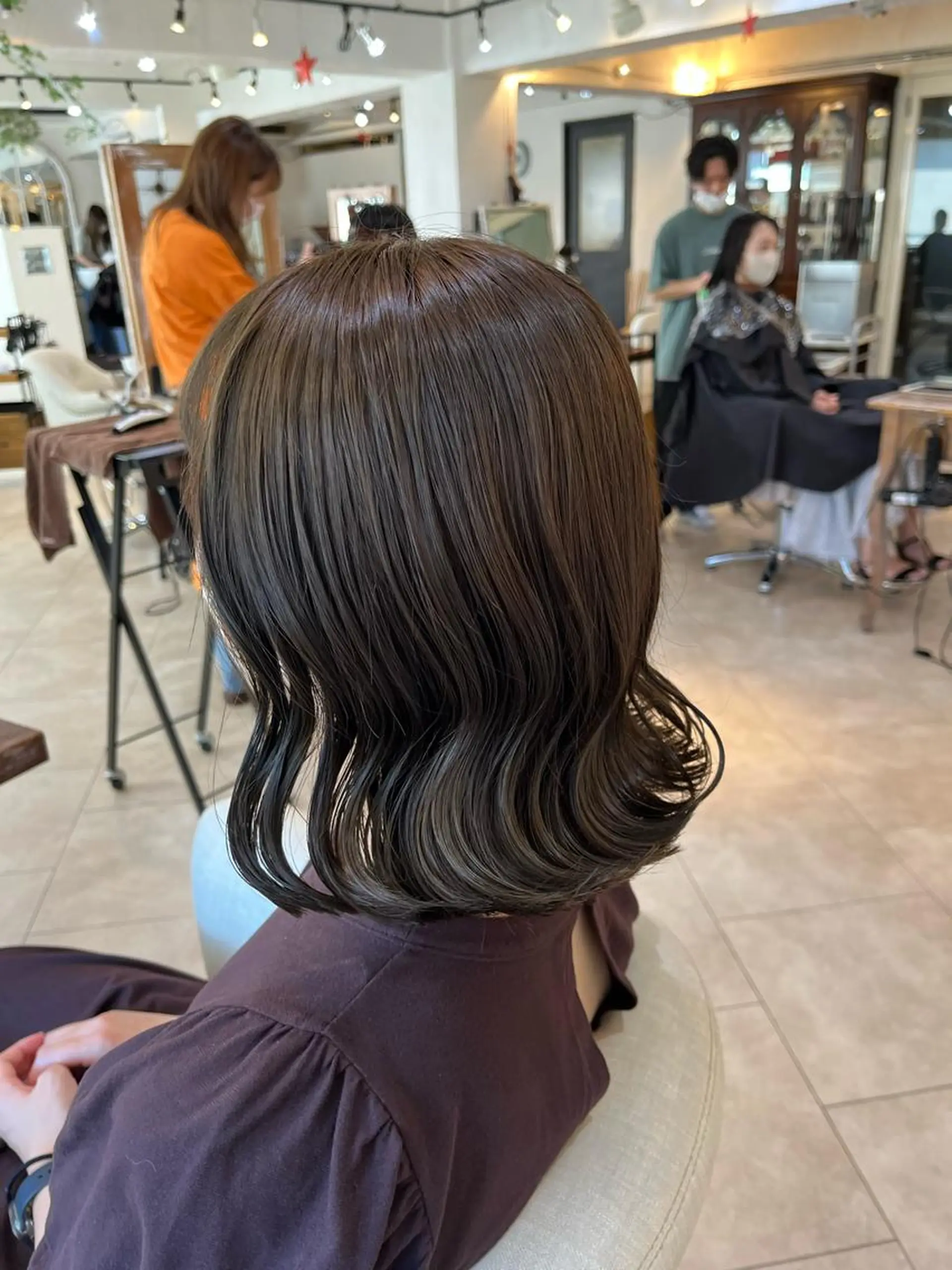 ミディアム カラー 💛ハイトーン💛 りむのヘアスタイル