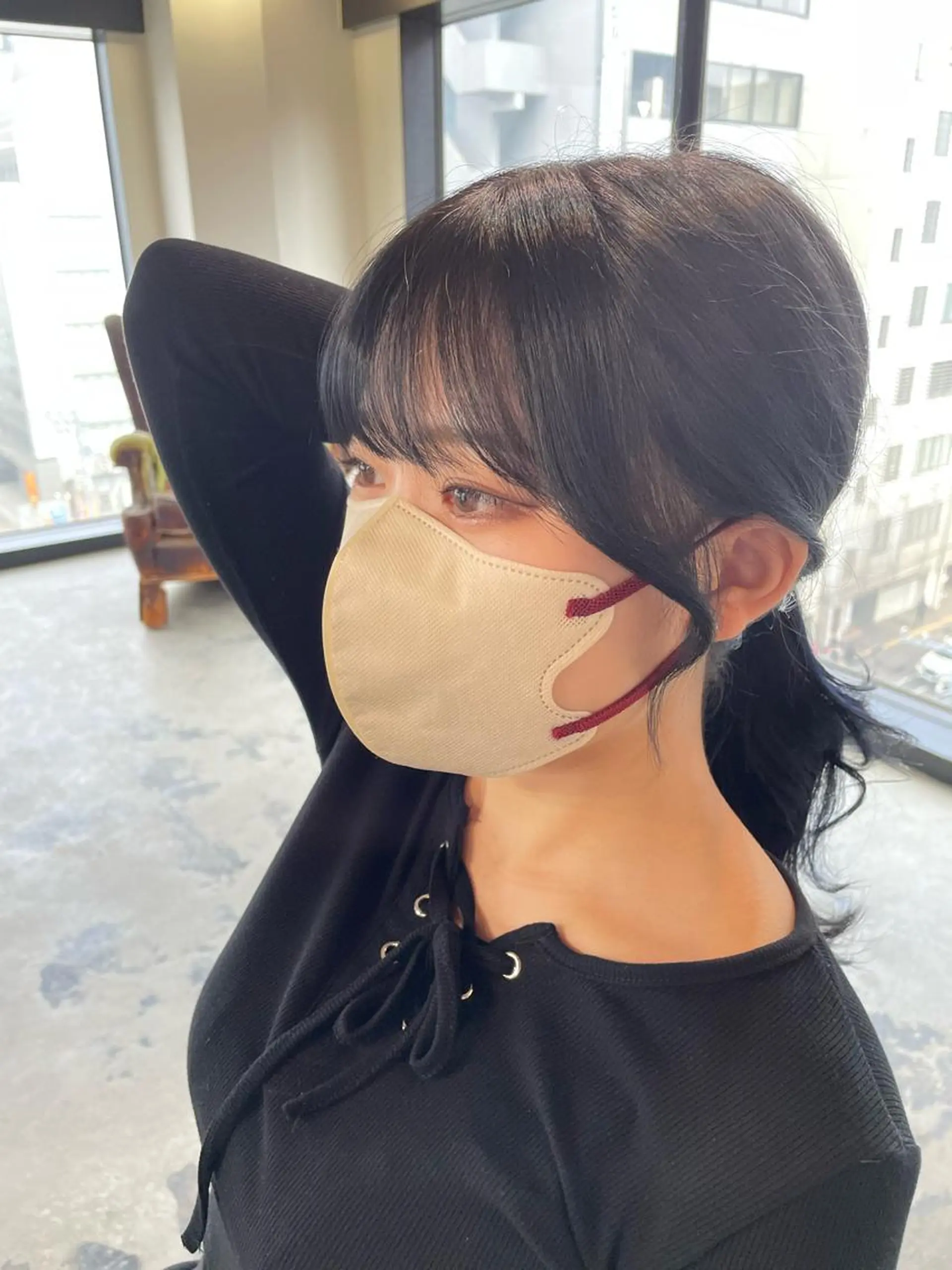 カラー La fith hair ray 札幌店所属・顔まわり/W カラー/リョウのヘアスタイル