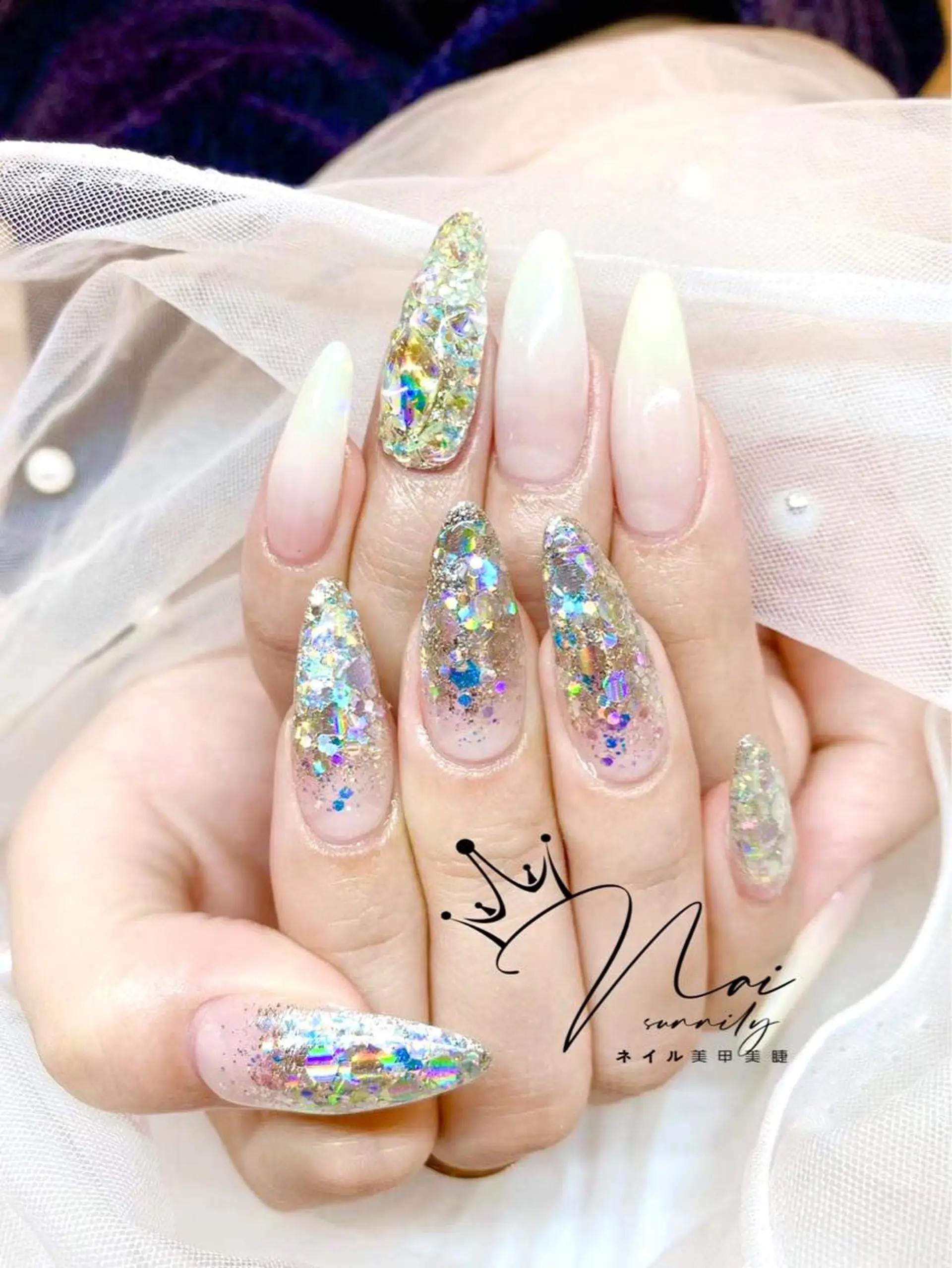 ネイル 長さだし専門店 M2　rikaのネイルデザイン