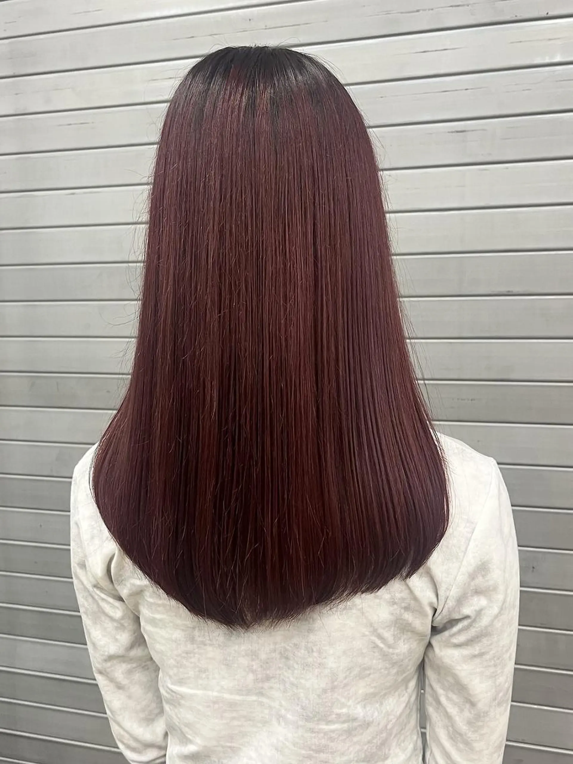 セミロング カット ヘアカラー トリートメント momoca/松本/ 暖色カラー/ボブのヘアスタイル