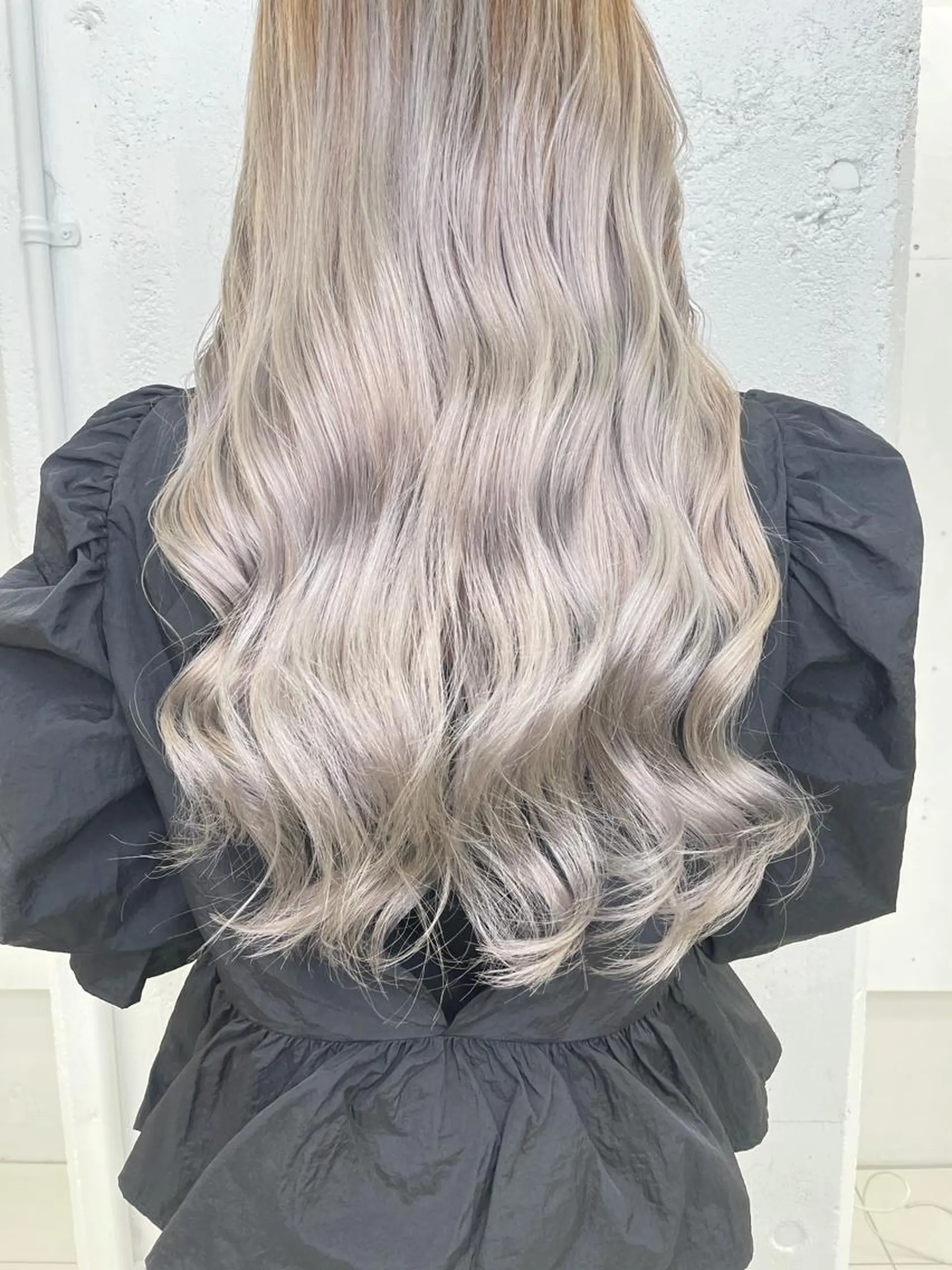 ロング ヘアカラー トリートメント 家田 竜のヘアスタイル