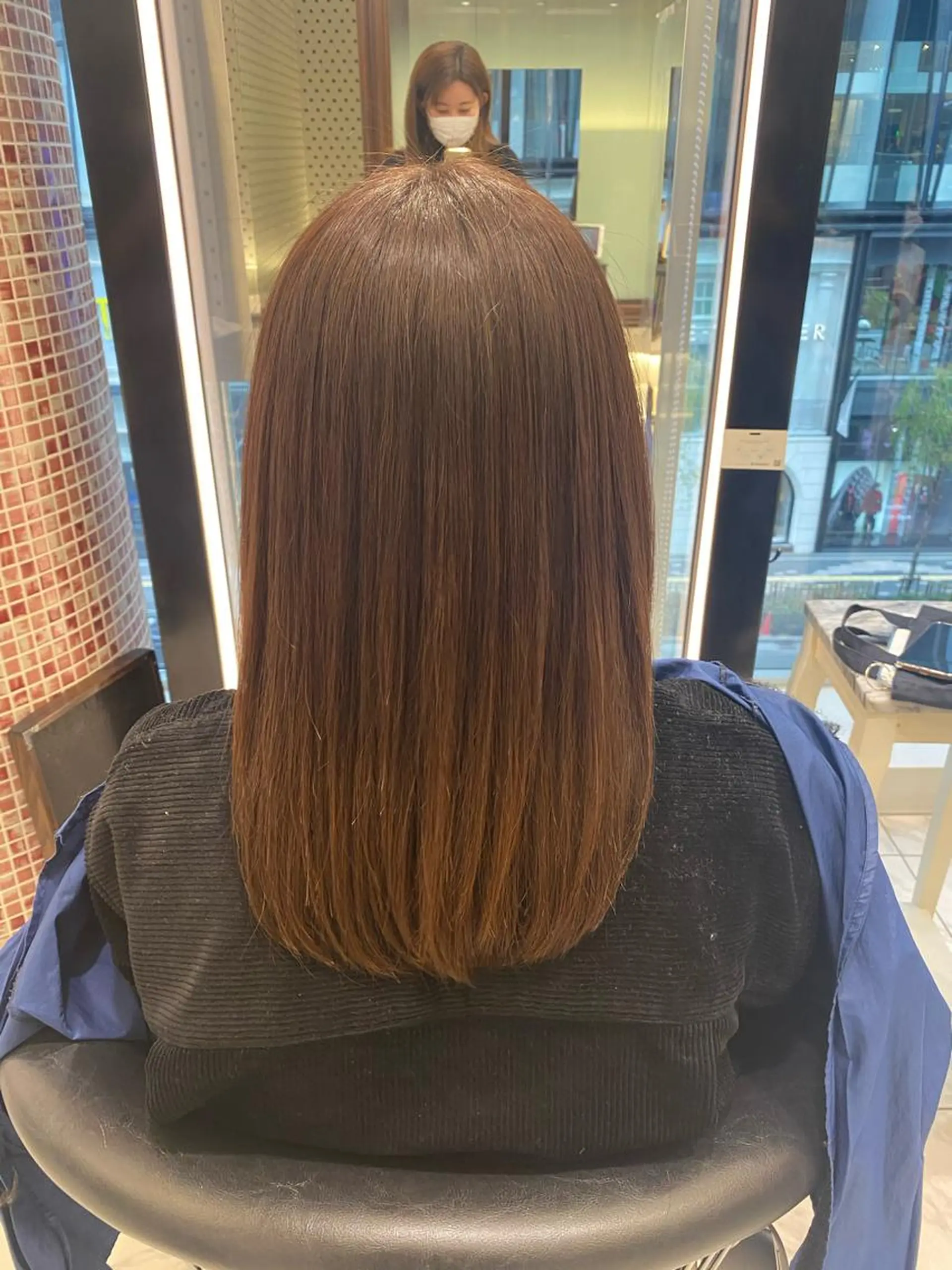 ミディアム ❤️パーマ美容師✂︎ 井口美緒のヘアスタイル