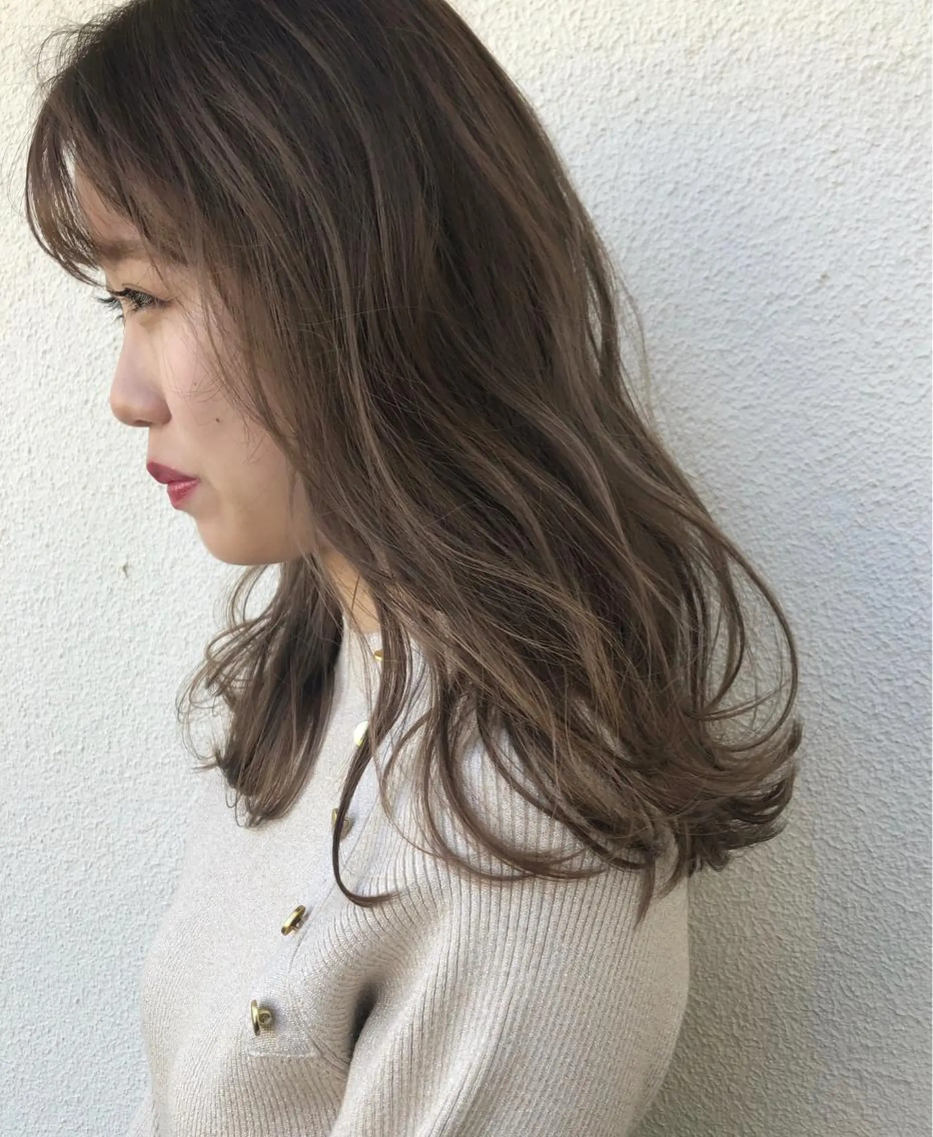 ロング カラー ベージュカラー ハイライトカラー ハイライト Pia hair Design Yakuin所属・Pia ツボイ ケイタのヘアスタイル