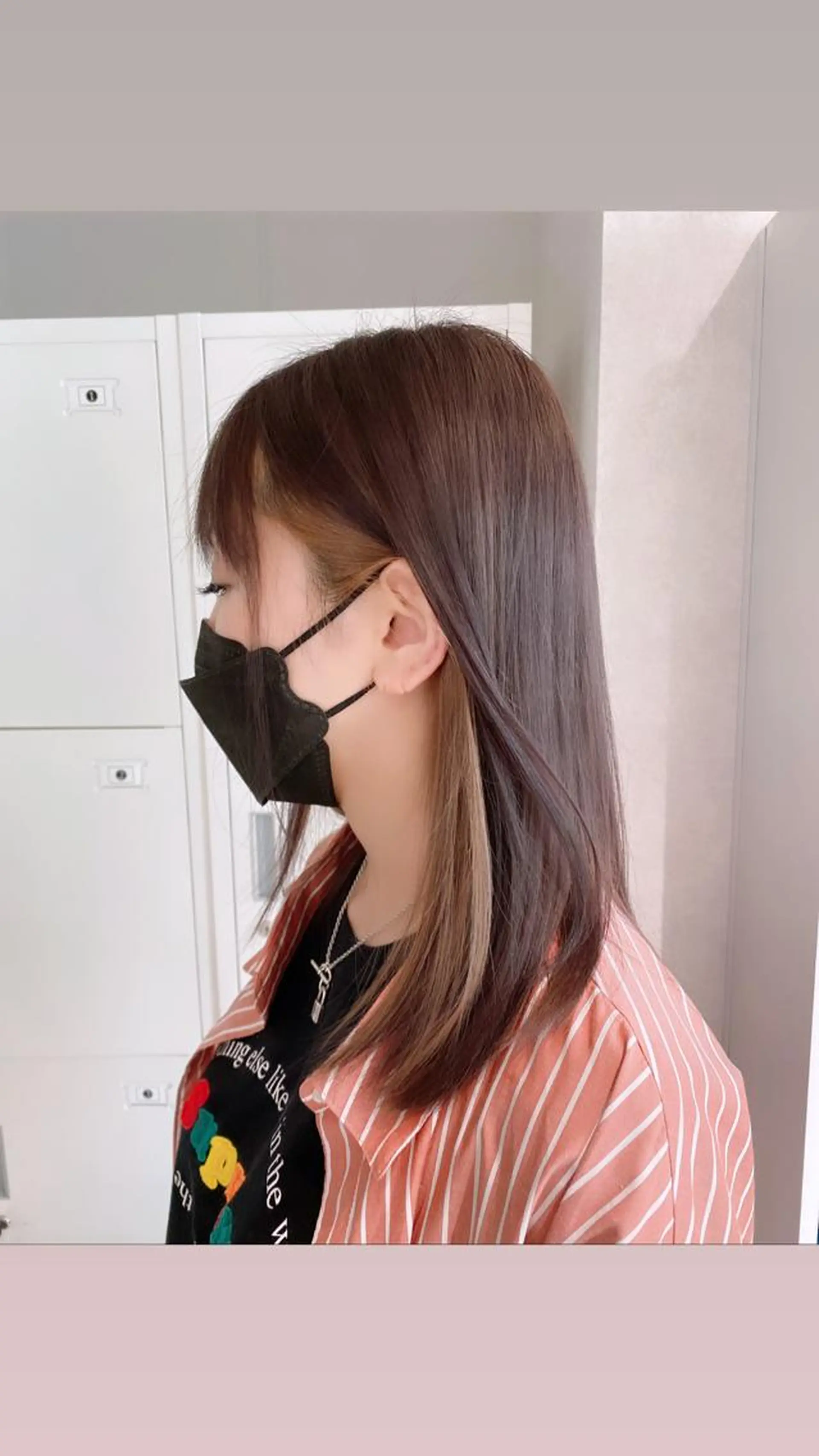 ミディアム カラー 加藤 利基のヘアスタイル