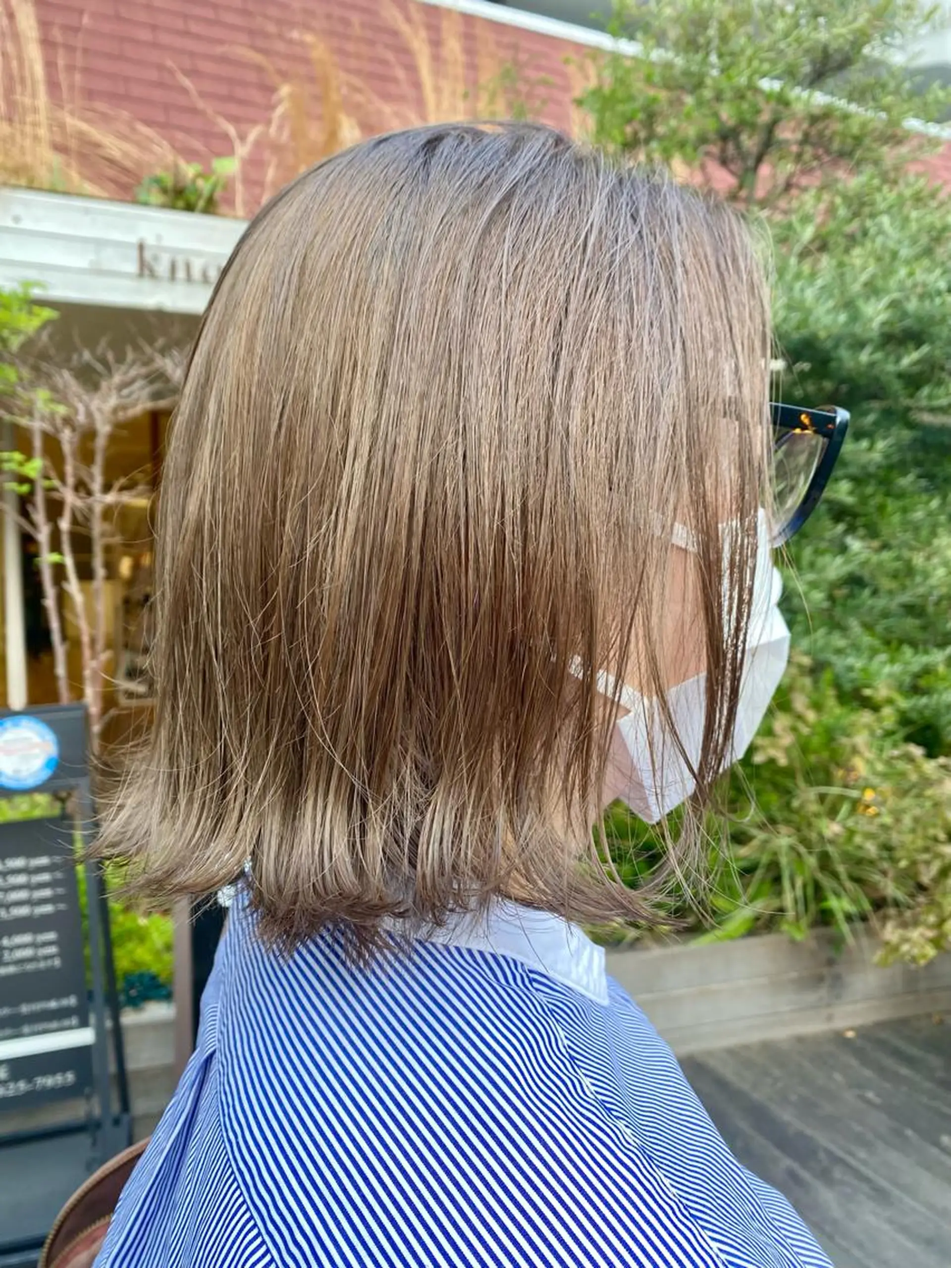 ミディアム カラー ヘアアレンジ BELLA阿部野 TOMOMIのヘアスタイル