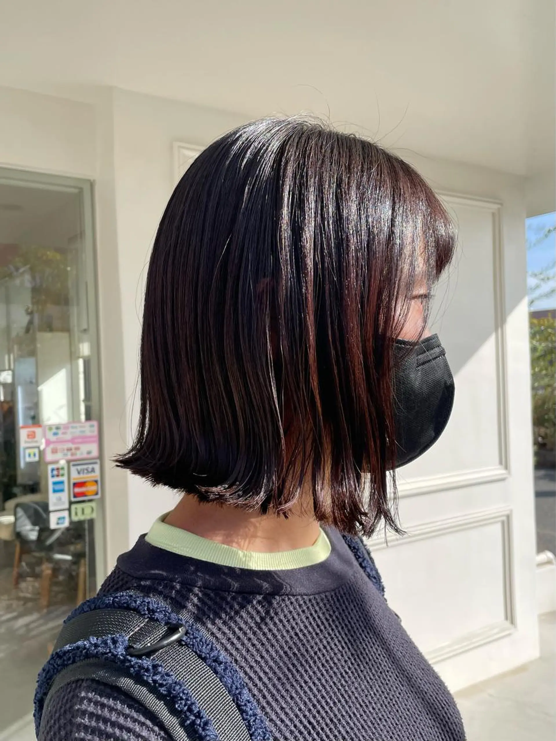 ミディアム ボブ 木村 架音のヘアスタイル