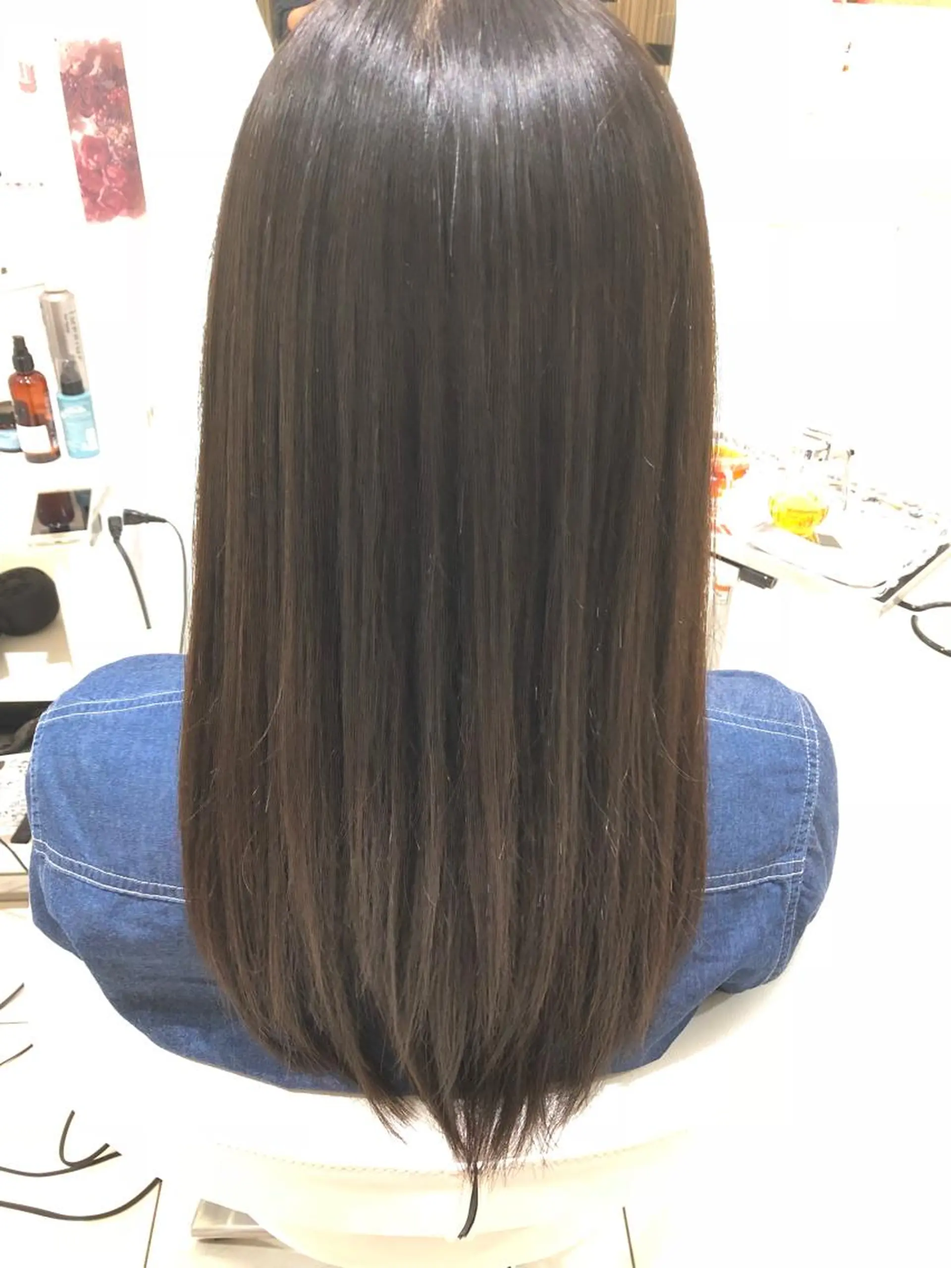 ロング カット ヘアカラー トリートメント セレスト心斎橋所属・上田 篤史のヘアスタイル