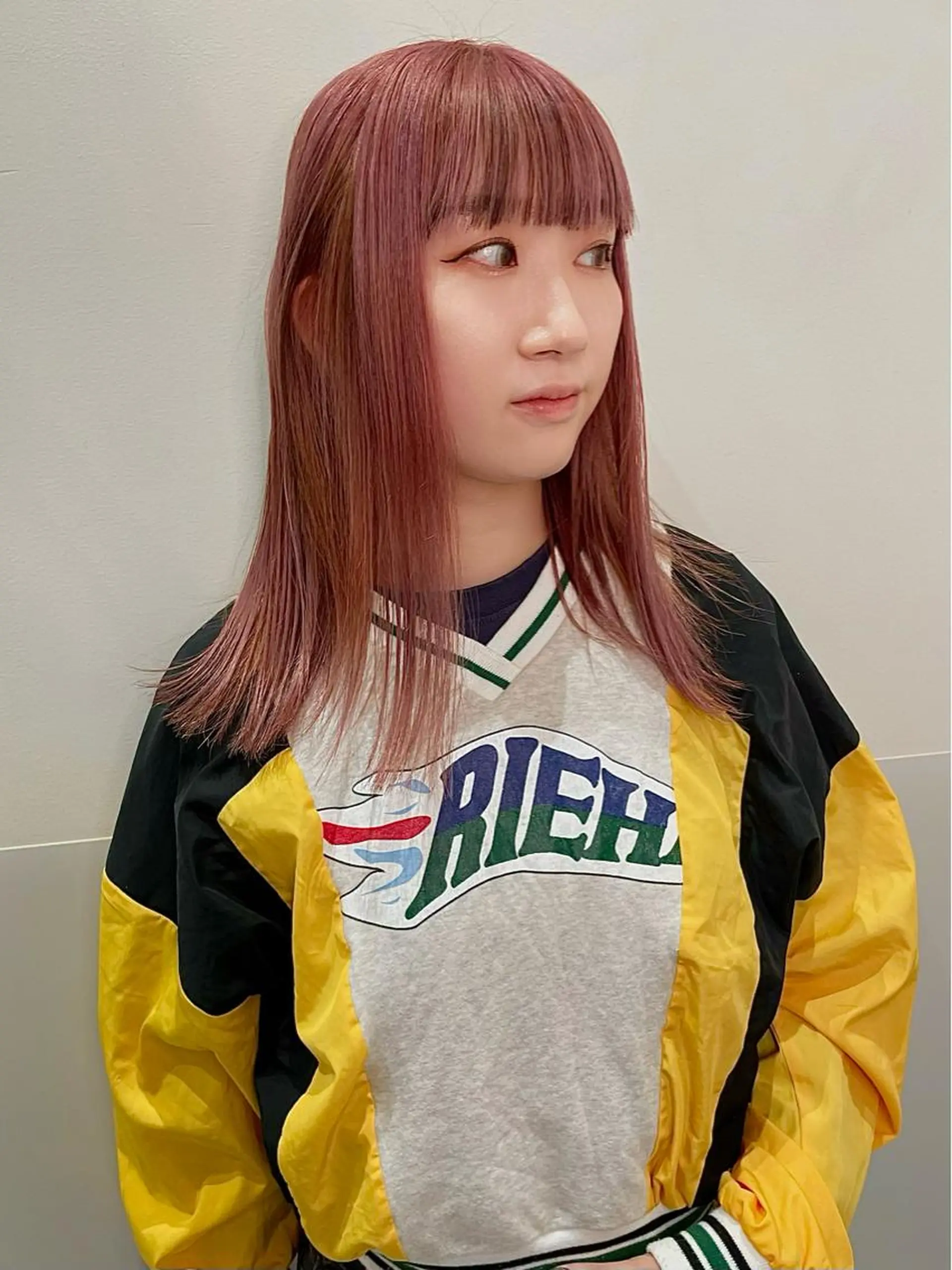 ミディアム カラー カット ヘアカラー トリートメント SALOWIN所属・ブリーチ✨ ボブ✨レイヤーのヘアスタイル