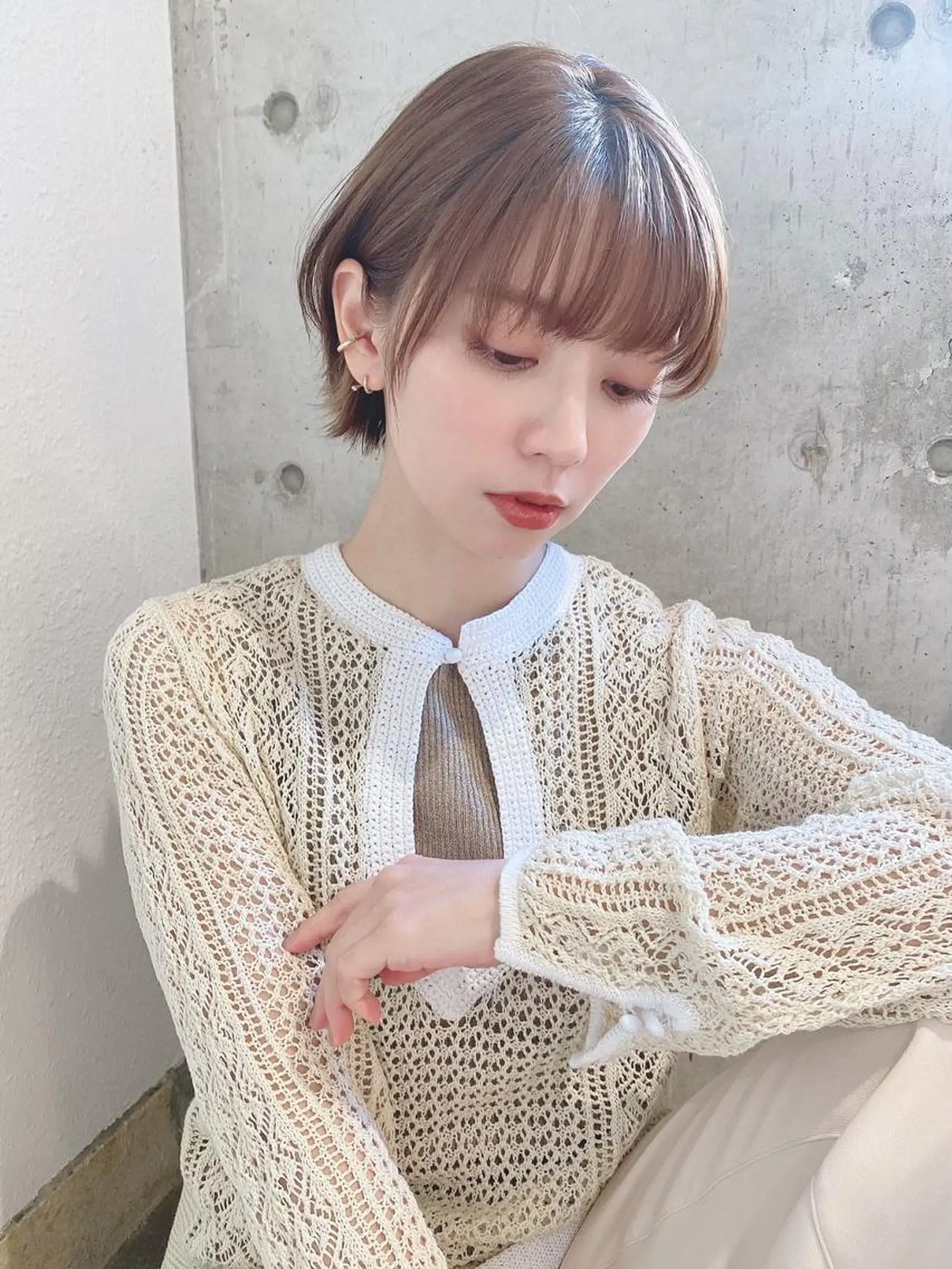 ミディアム 縮毛矯正 🎊ルービック 京橋店💛のヘアスタイル