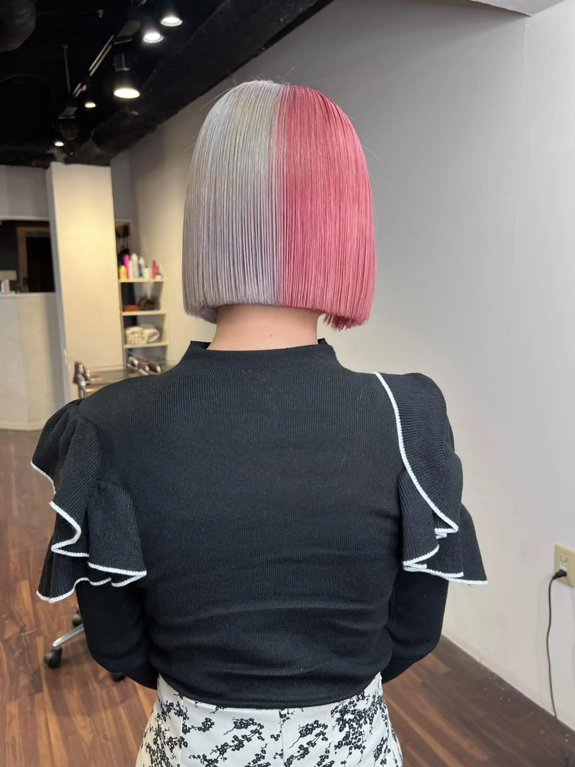 ショート カラー ブリーチ ケアブリーチ ダブルカラー ハイトーンカラー イルミナカラー ヘアカラー トリートメント ヘアセット 🧡色落ちまで2度綺 麗なカラー🧡ヨシキのヘアスタイル