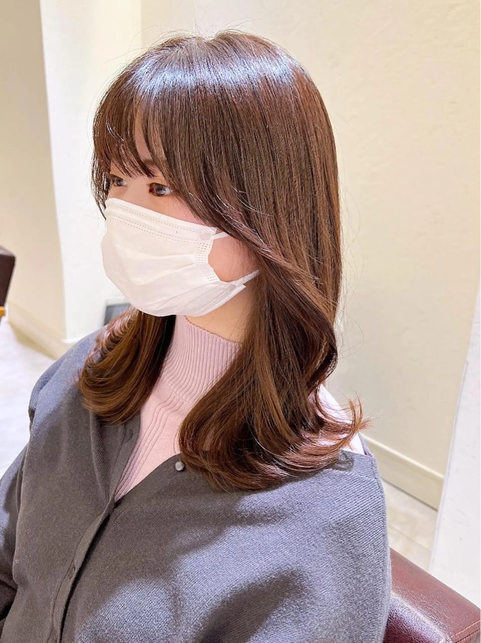 セミロング カラー 韓国ヘア×髪質改善 /yoshikaのヘアスタイル