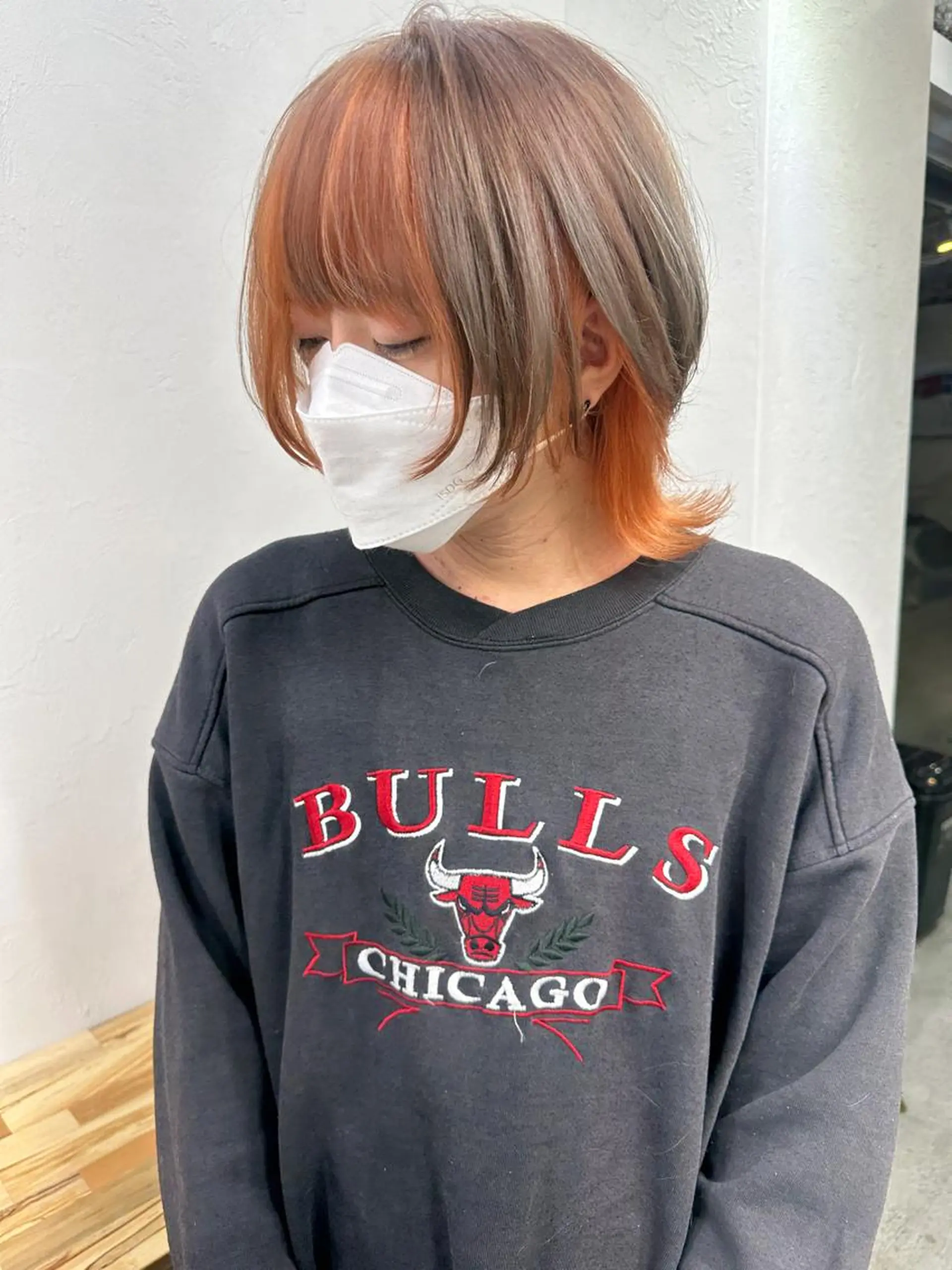 ミディアム カラー ブリーチダブルカラー 【koide】のヘアスタイル