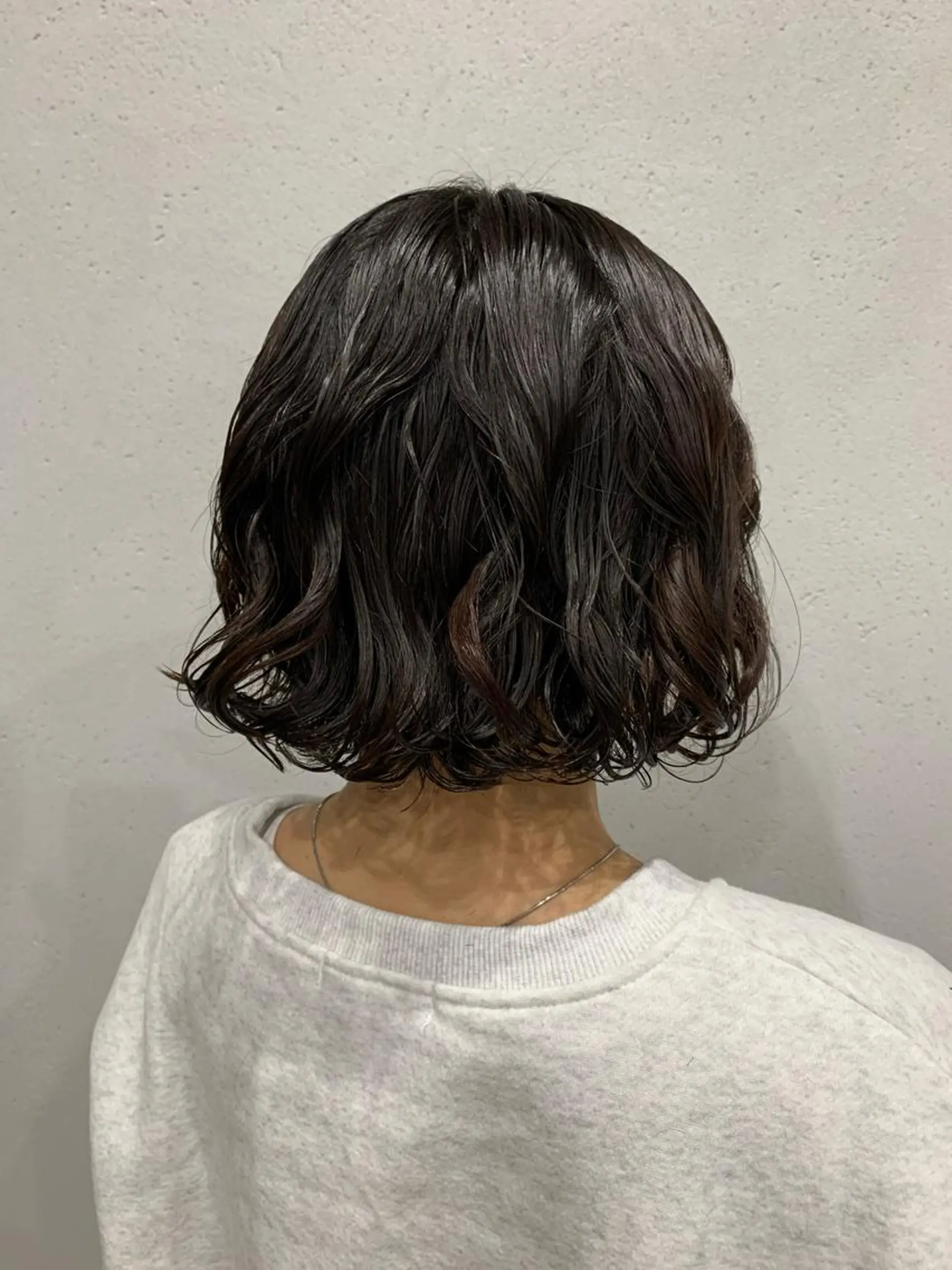 ショート パーマ ボブパーマコテ巻き風 パーマNo1深江秀平のヘアスタイル