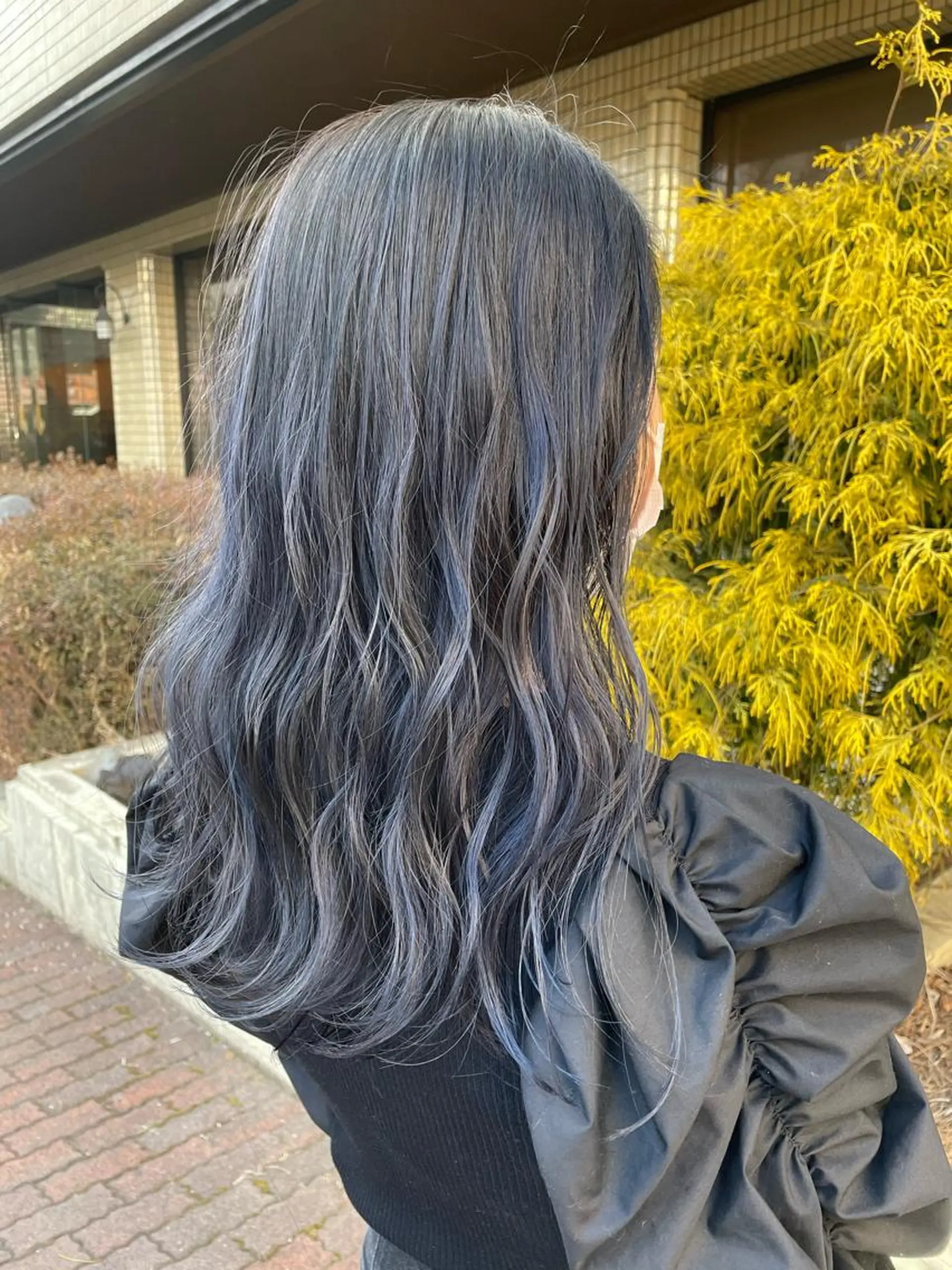 ロング カラー パーマ バレイヤージュ ハイライトカラー ハイライト レイヤーカット カット ヘアカラー 瀬川 響音のヘアスタイル