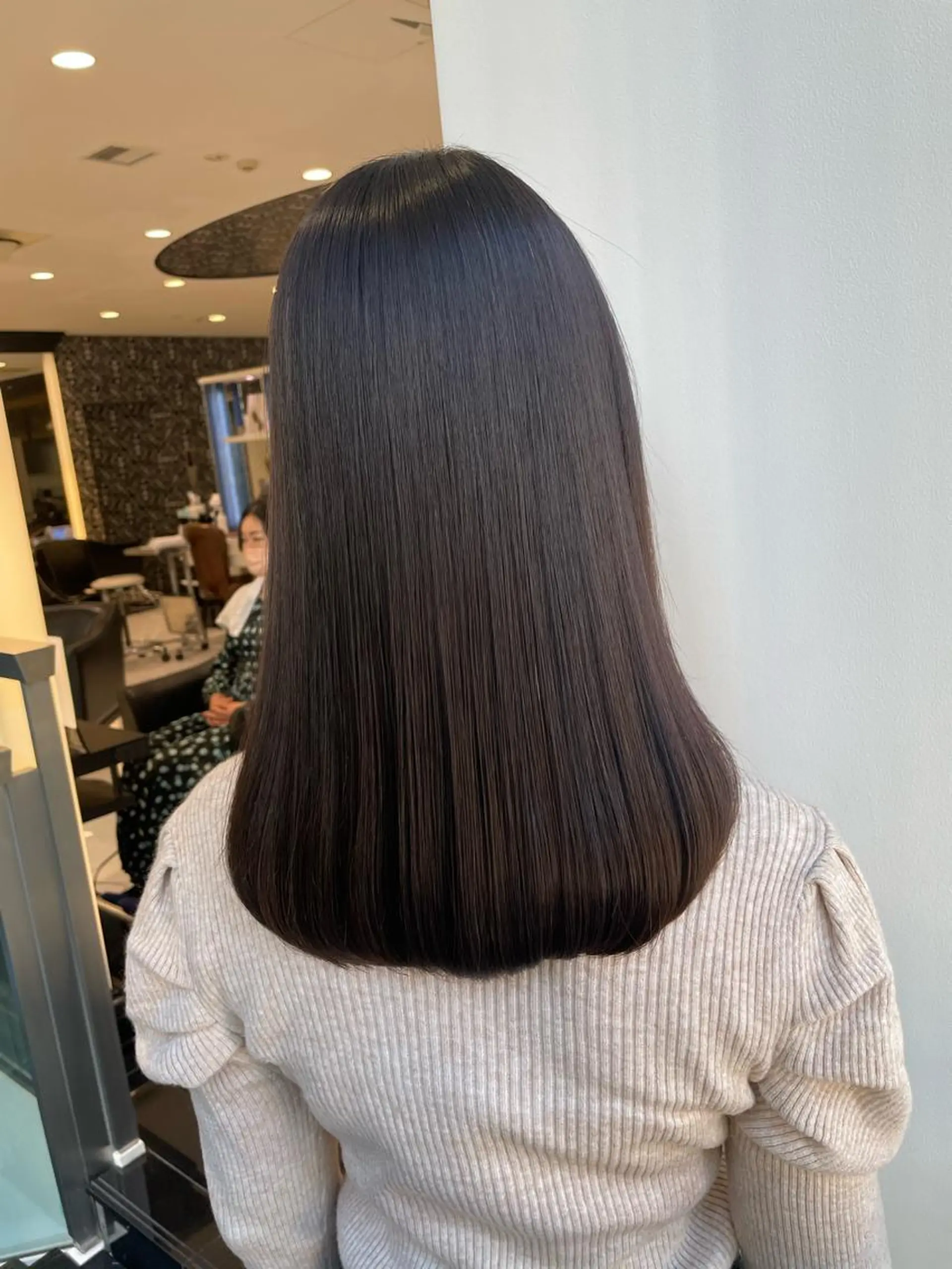 ロング カラー カット 縮毛矯正 トリートメント COALL nex the salon所属・Riria✨ レイヤーカットのヘアスタイル