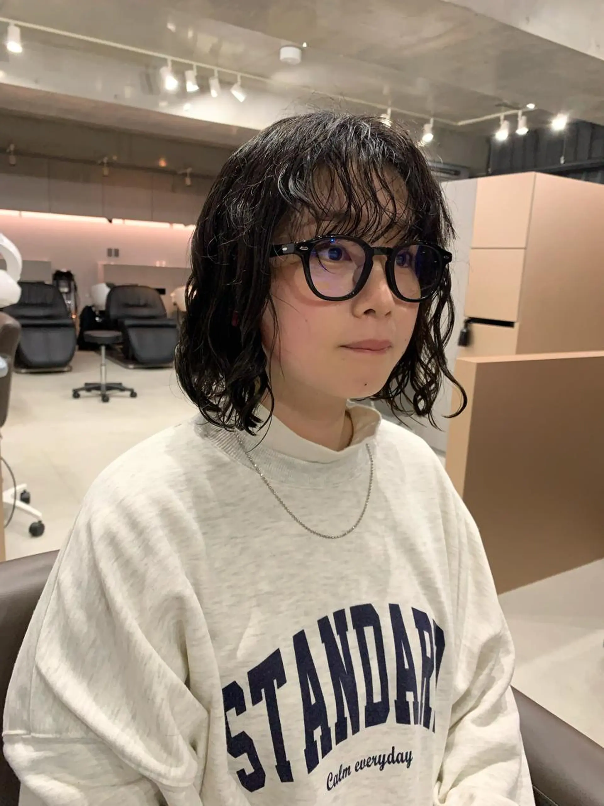 パーマ ボブパーマコテ巻き風 パーマNo1深江秀平のヘアスタイル