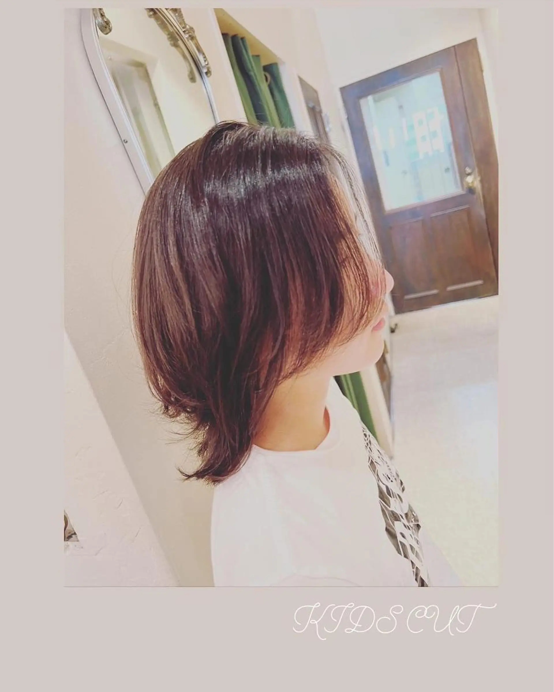 ミディアム キッズ ハイライト/インナー /ブリーチ/レイヤーのヘアスタイル