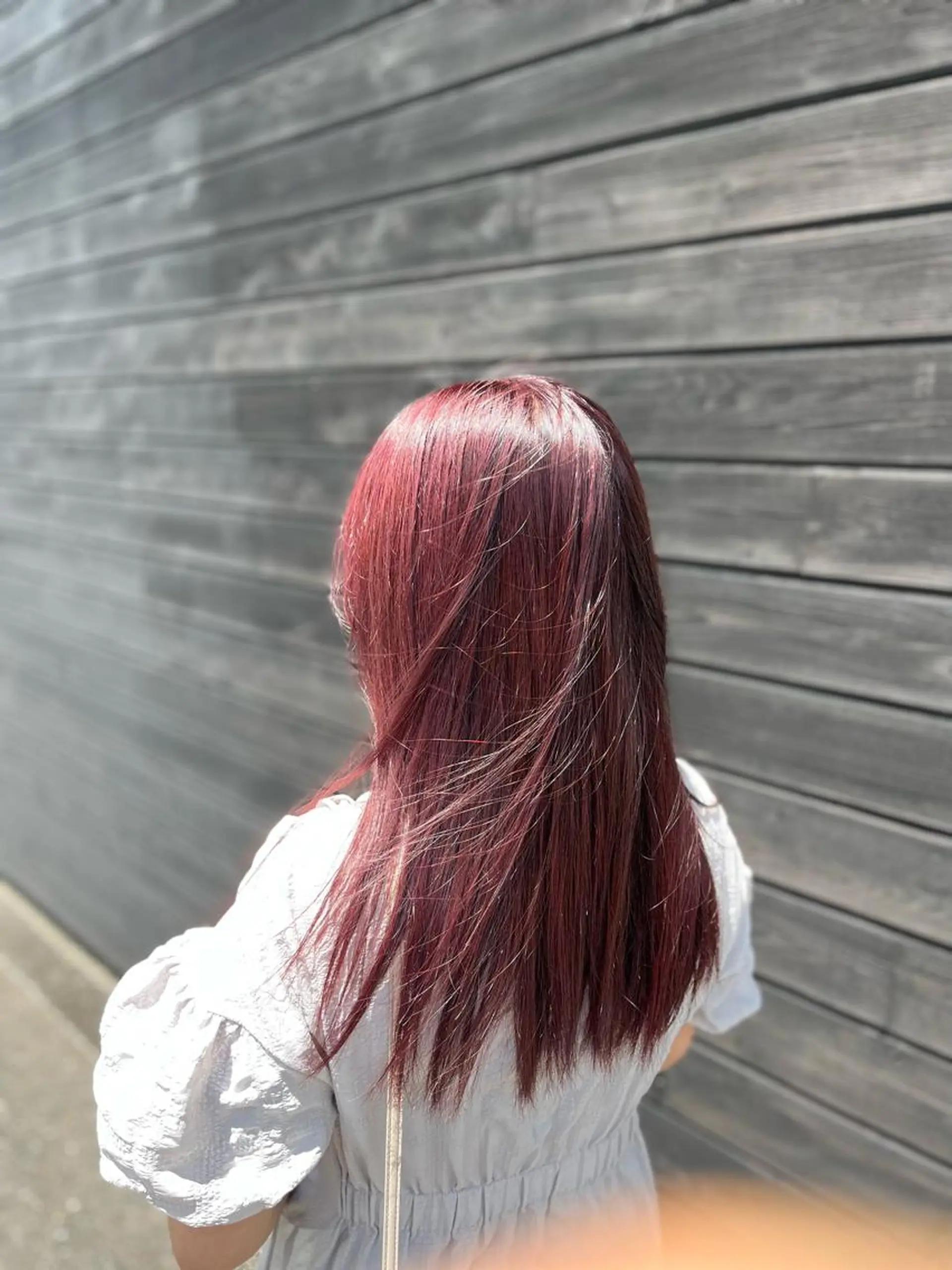 セミロング カラー 村岡 優羽樂のヘアスタイル