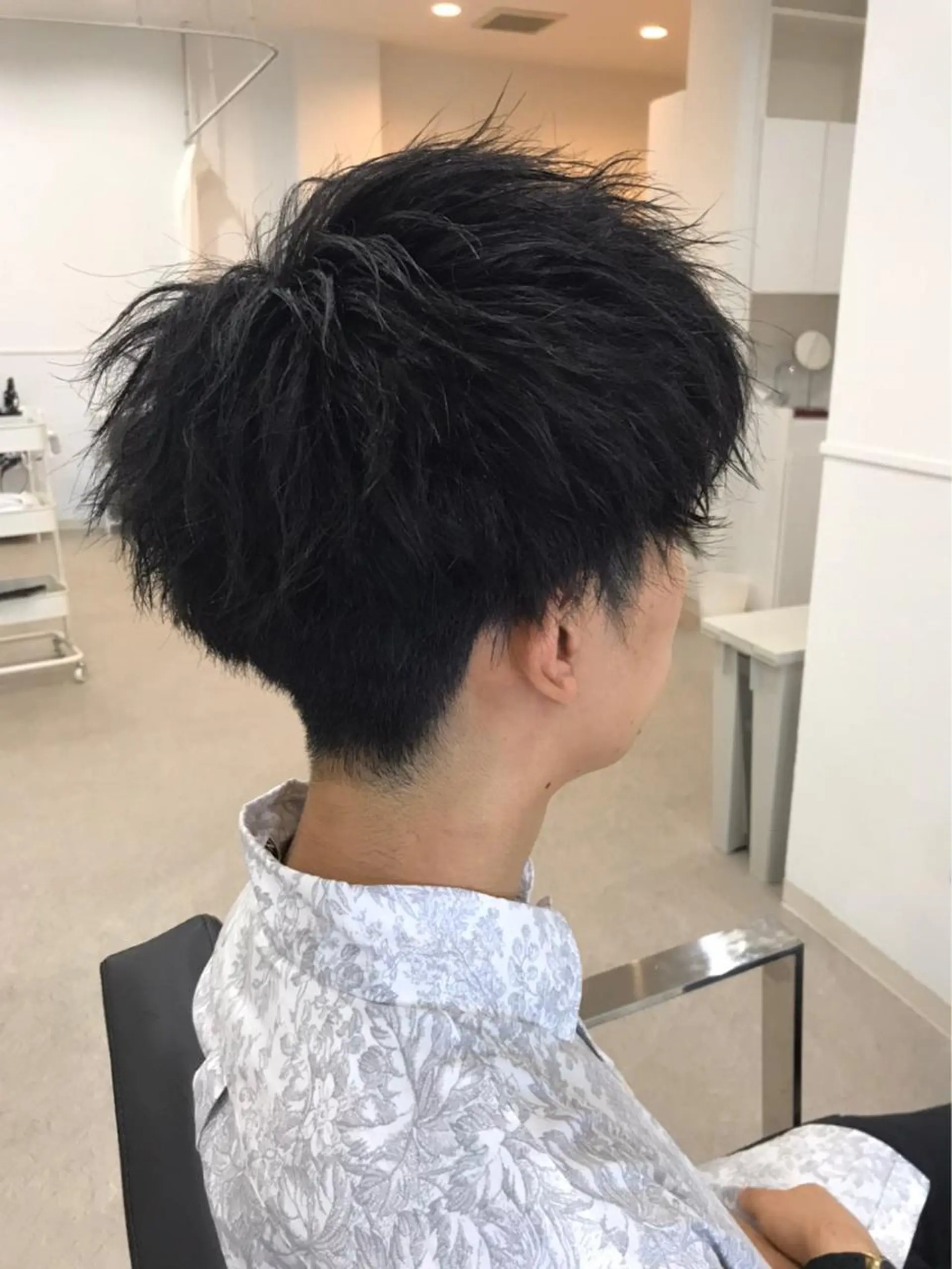 パーマ メンズ カット パーマ WHITE所属・WHITE 田中智之のヘアスタイル