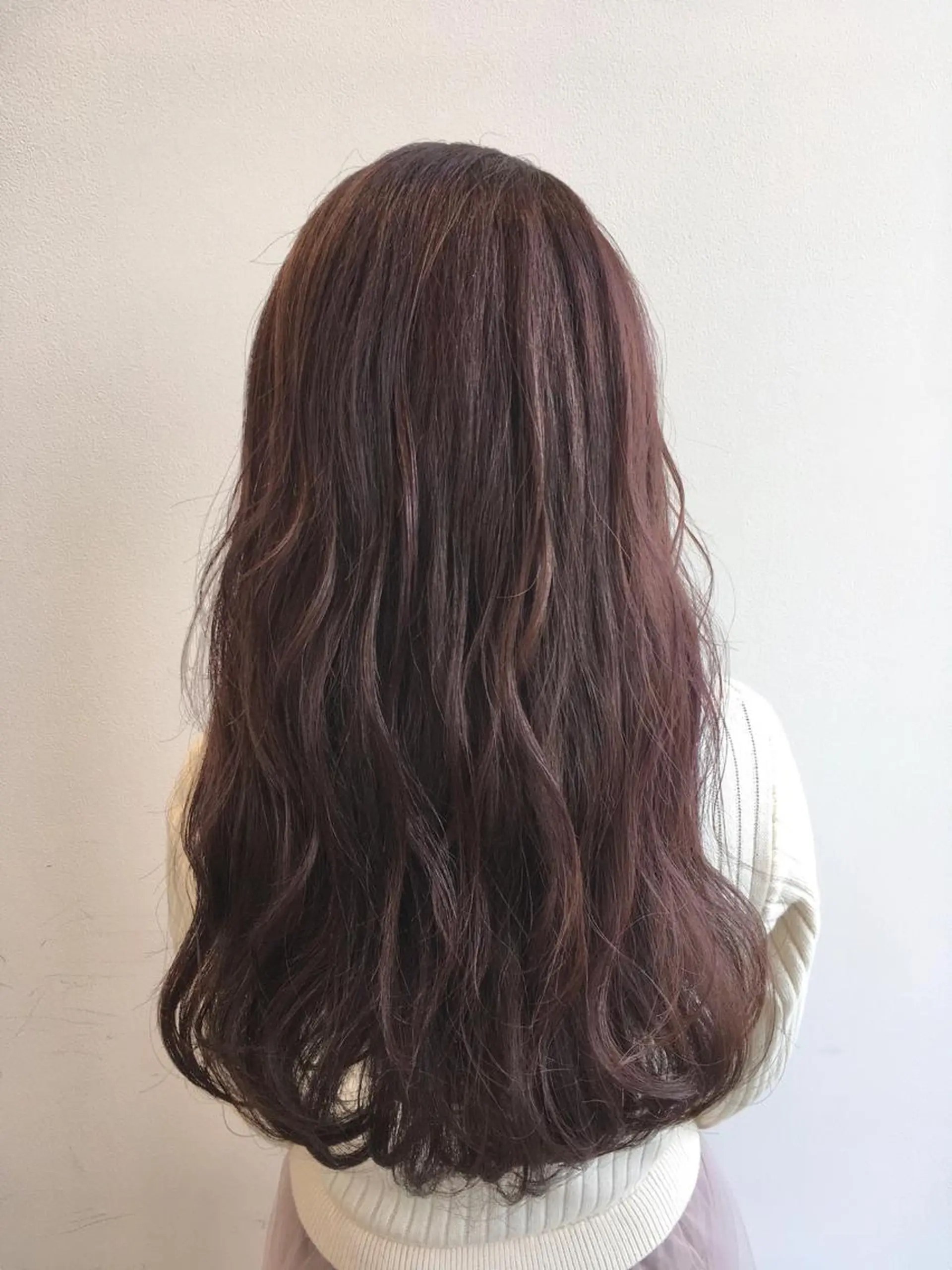 ロング カラー ラベンダーカラー ヘアカラー トリートメント ヘッドスパ ヘアセット go today shaire salon 本店所属・yoshi ☆のヘアスタイル