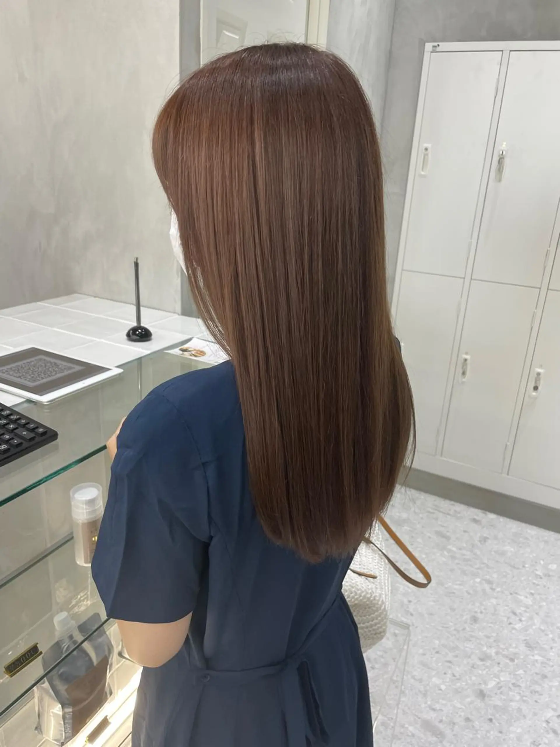 セミロング カラー アディクシーカラー アクアカラー ベージュカラー ブリーチ 透明感カラー ヘアカラー トリートメント ⚜️艶髪お任せ⚜️ ⚜️米澤⚜️のヘアスタイル