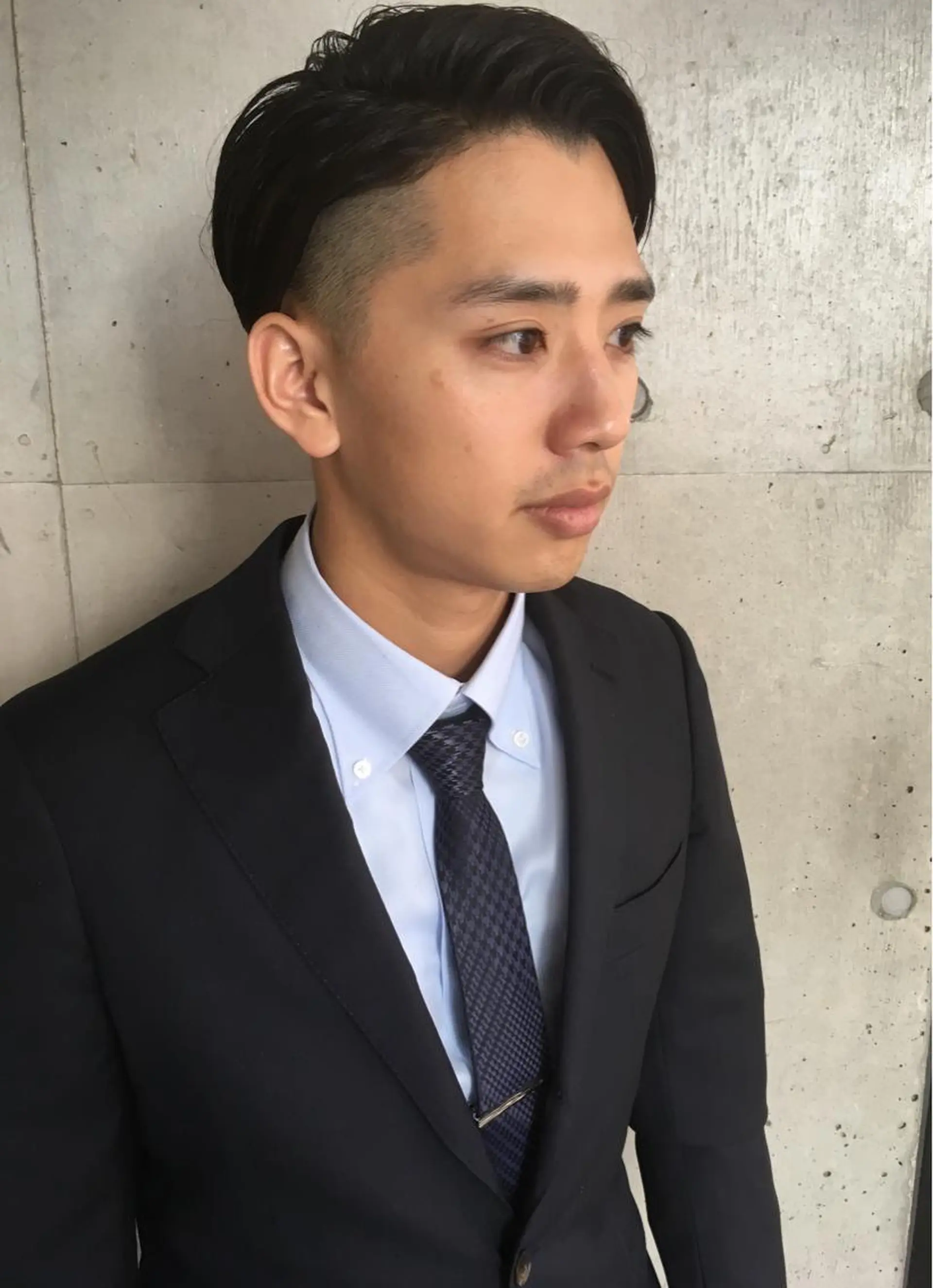 パーマ メンズ 七三 Lumderica(ラムデリカ)所属・横浜/元町/石川町 ラムデリカYUKAのヘアスタイル