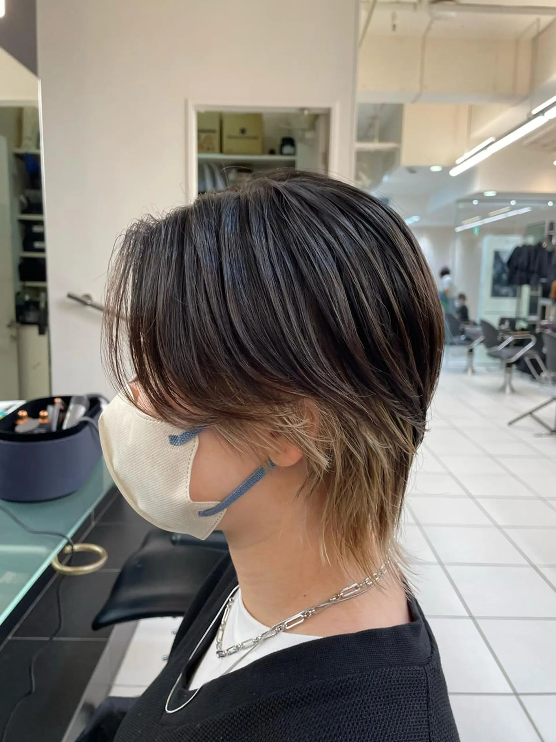 ショート 韓国風ヘア ウルフカット 大山 真衣のヘアスタイル