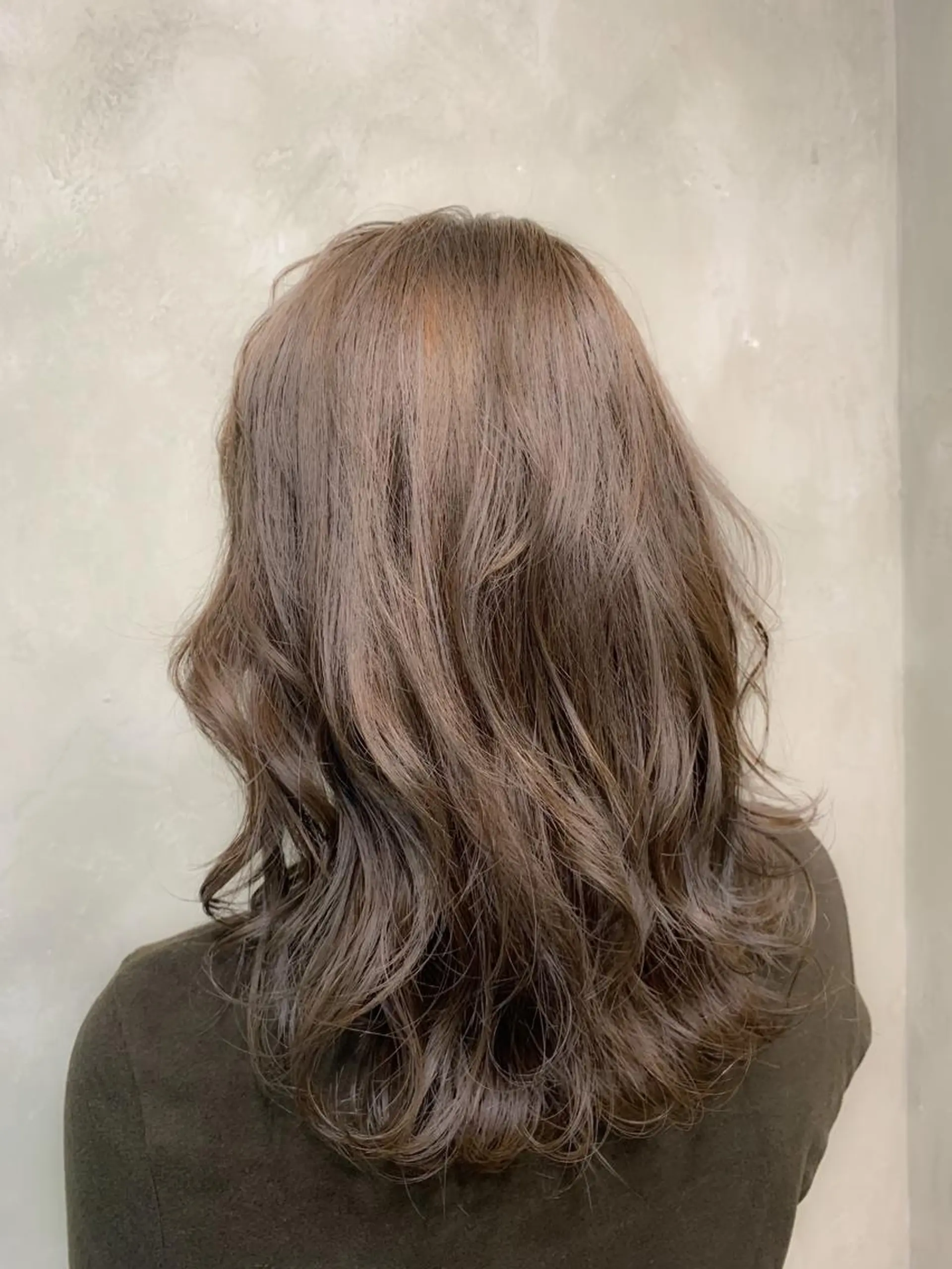 セミロング カラー ベージュカラー 🌈髪質改善💕 縮毛矯正✨青木まで✨のヘアスタイル