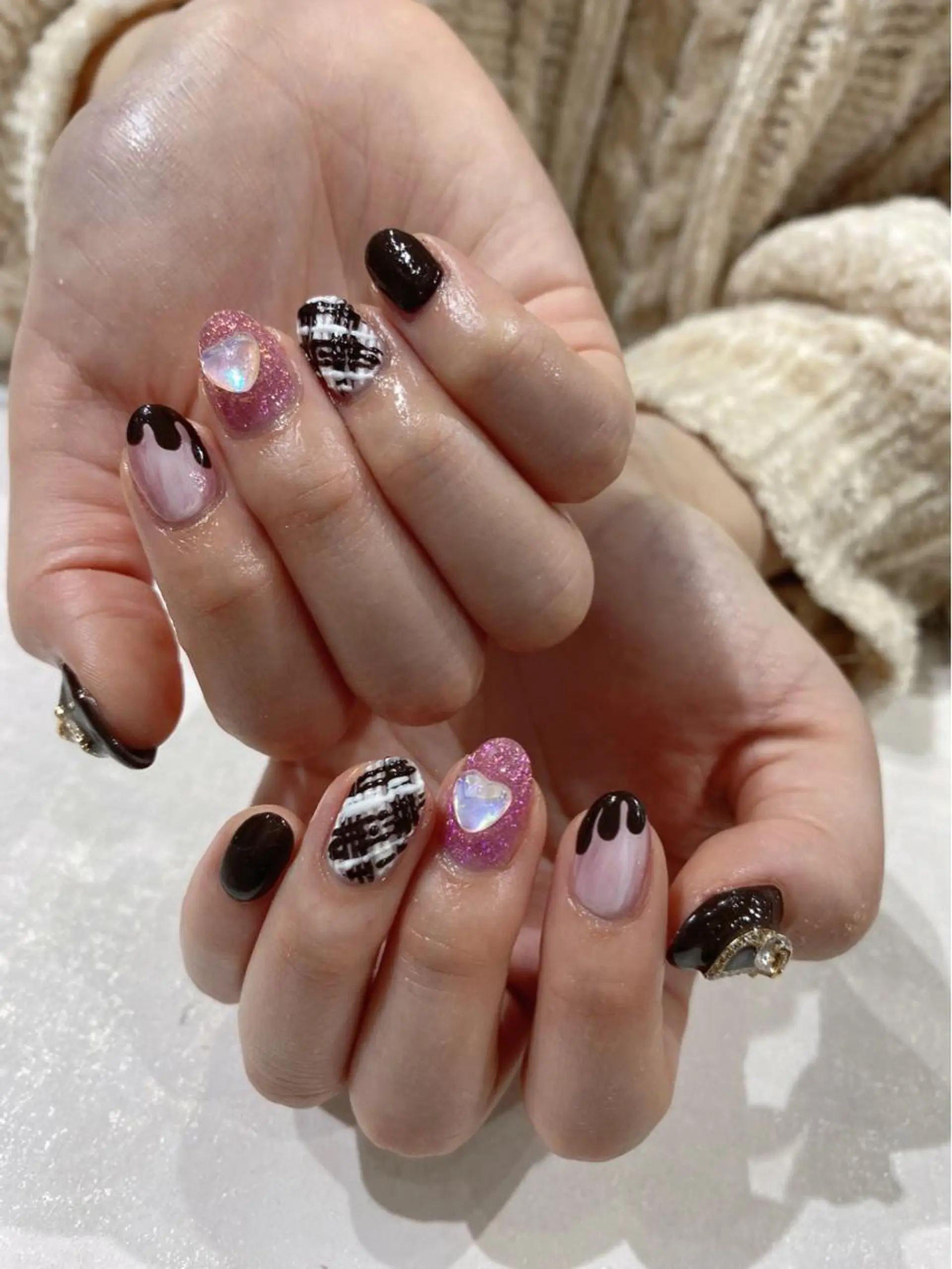 ショート ハンドネイル Nail  R💫 naoのネイルデザイン