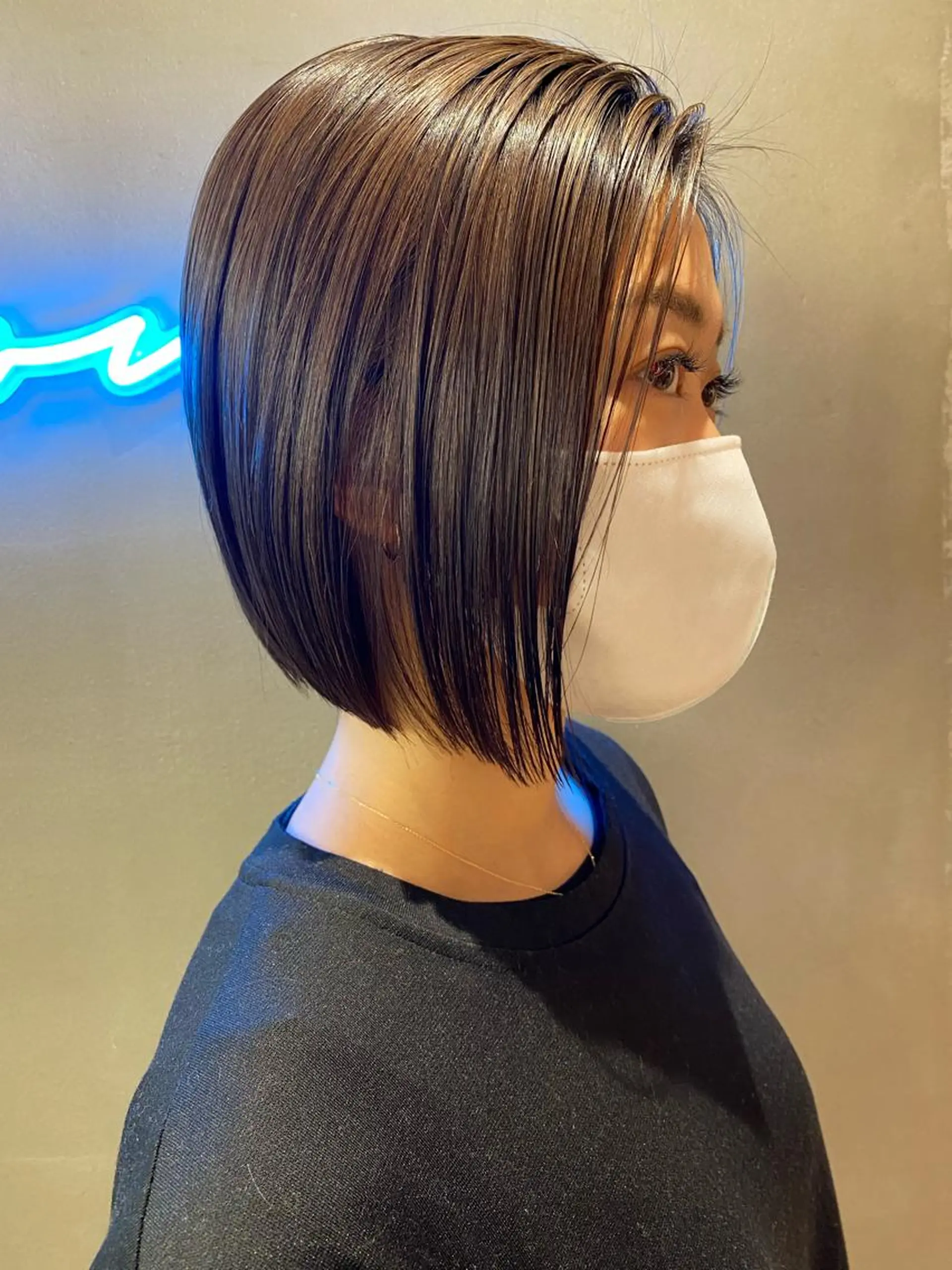 ショート 韓国ヘア/レイヤー/ 縮毛矯正🫧伊勢のヘアスタイル