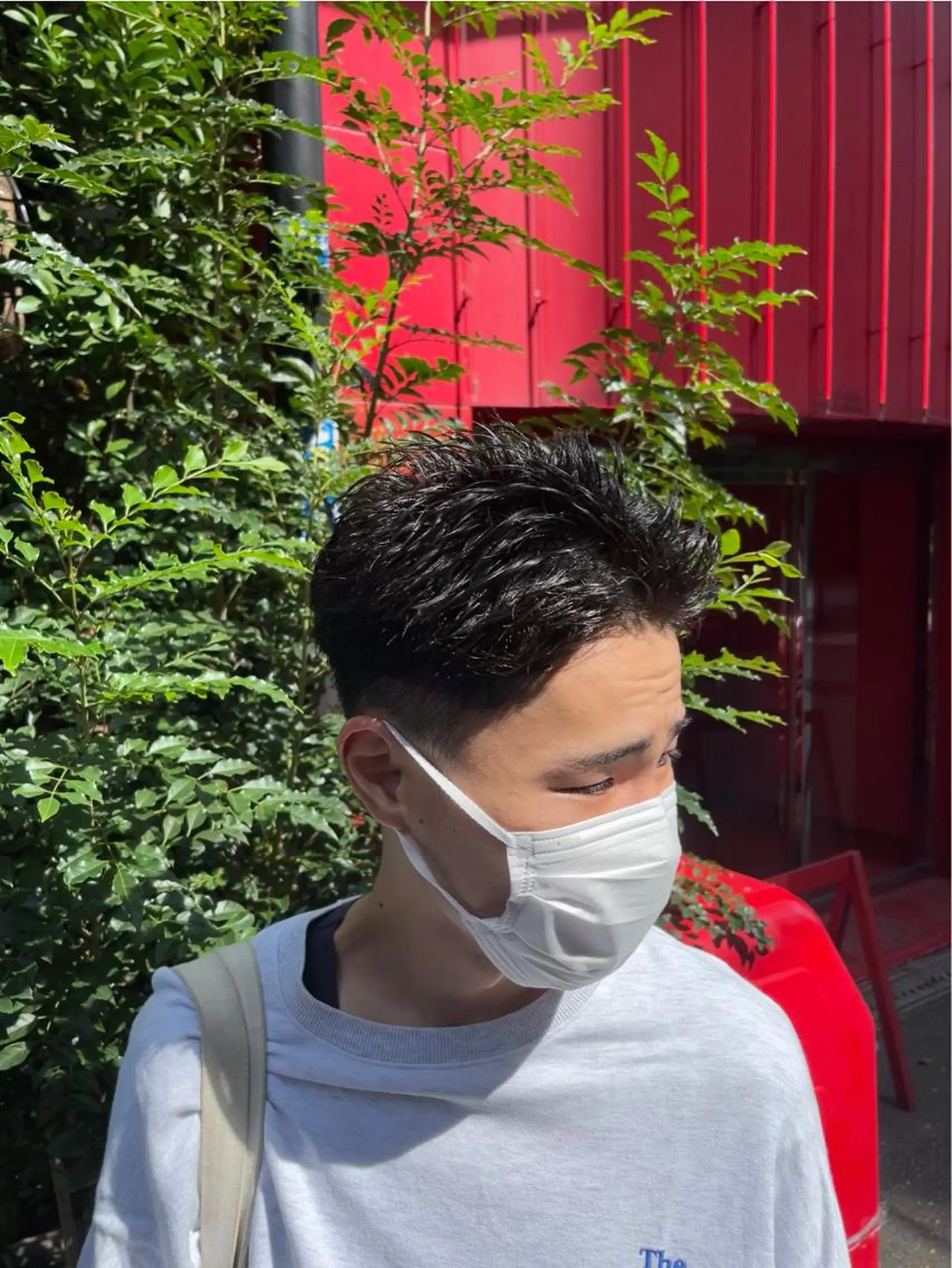 メンズ スパイキーショート CARE SHINSAIBASHI所属・縮毛・酸性ストレート 専門 今井のヘアスタイル