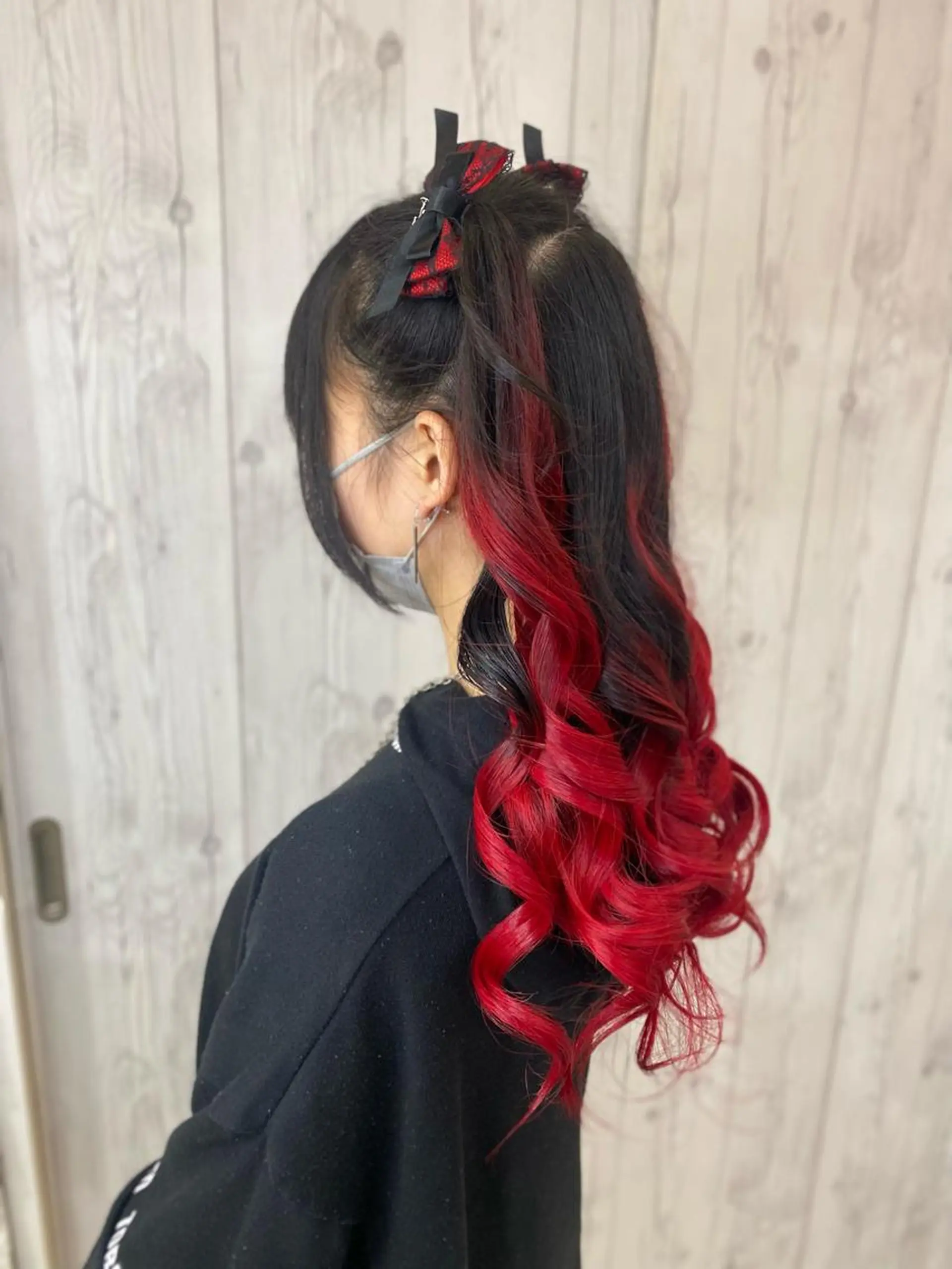 ロング ゆぴ☾‪/推しカラー /ハイトーンのヘアスタイル