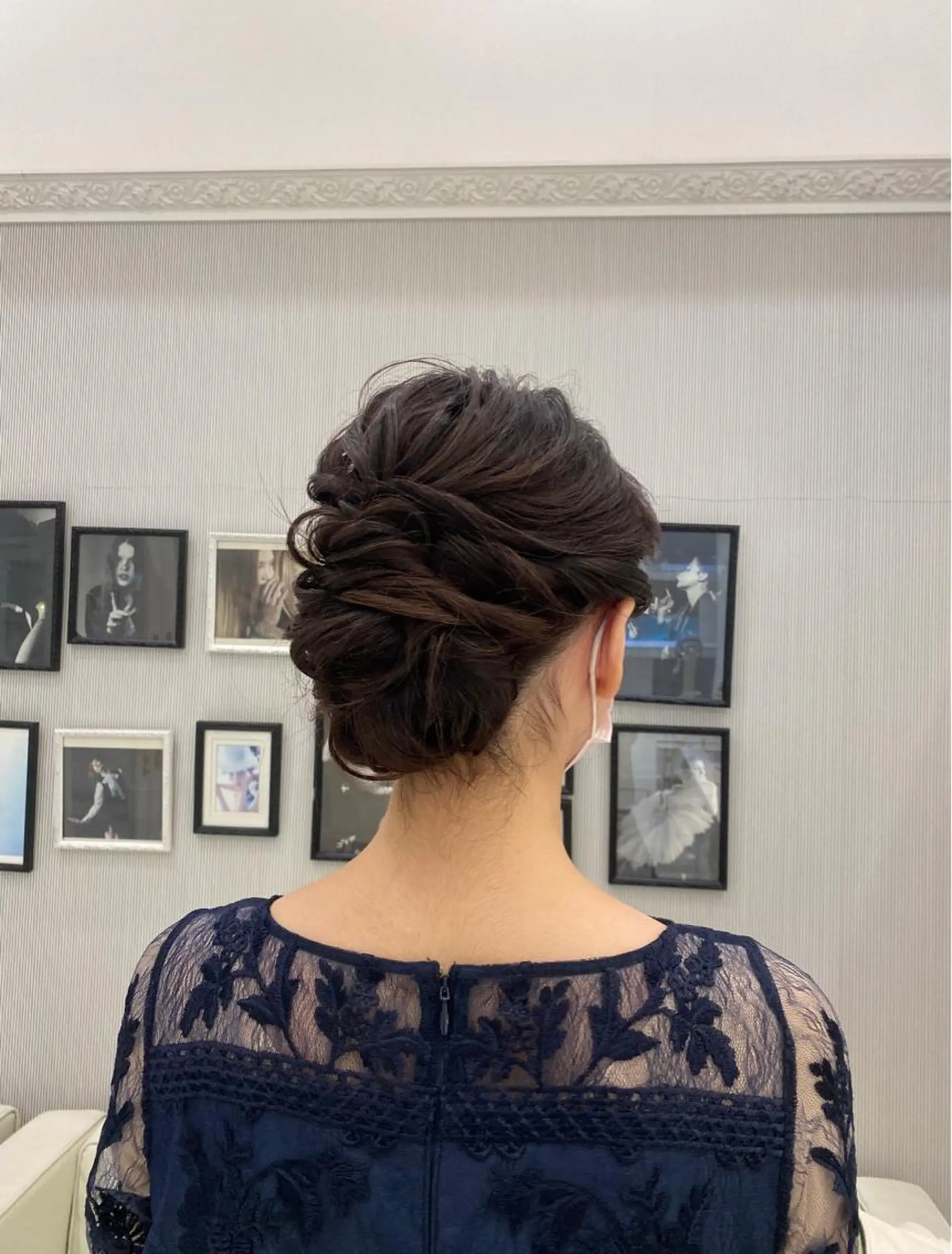 セミロング ヘアアレンジ Ash 銀座店所属・骨格補正カット /マンツーマン/のヘアスタイル