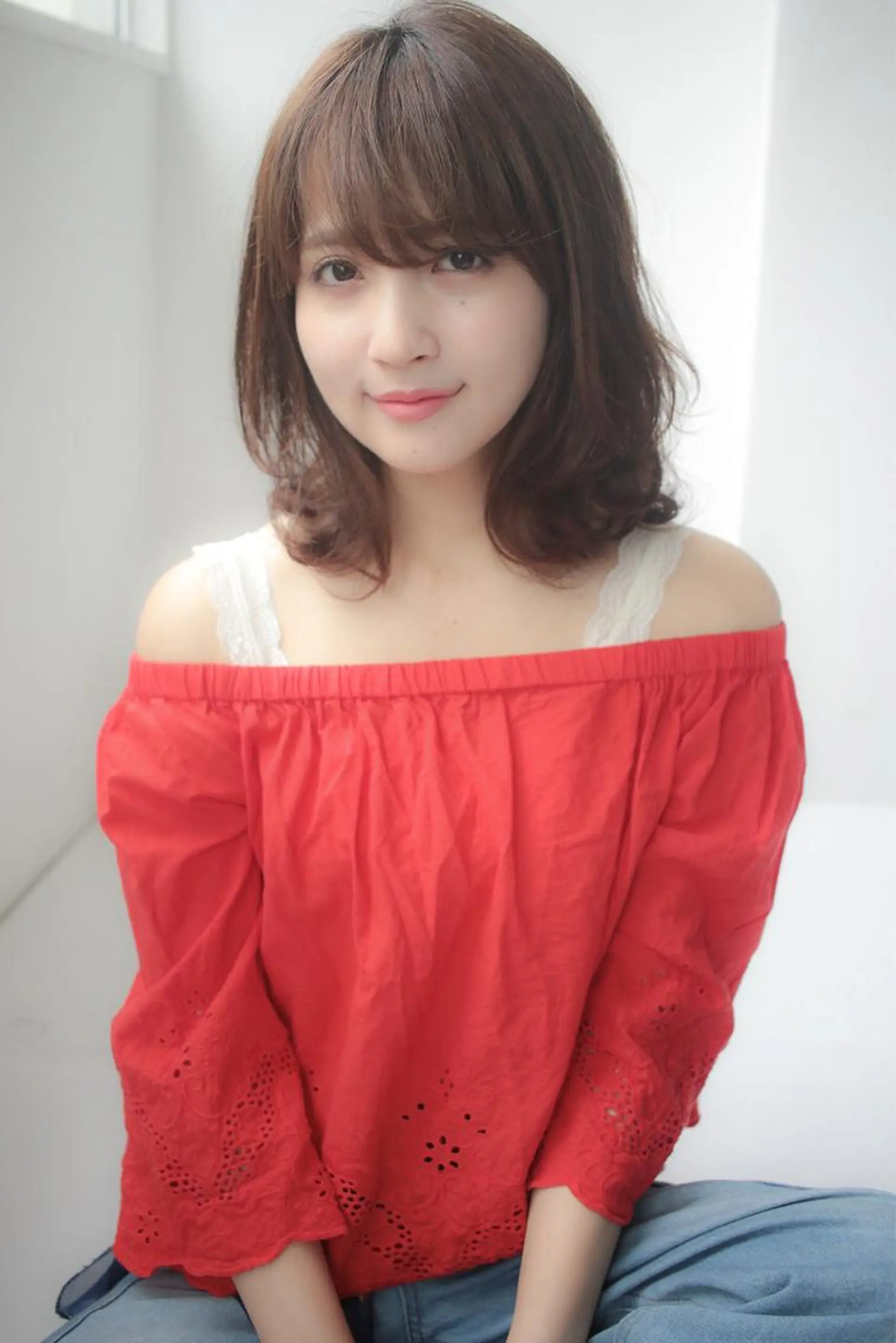 ミディアム うる艶/レイヤー 🪞池袋LAND🪞のヘアスタイル