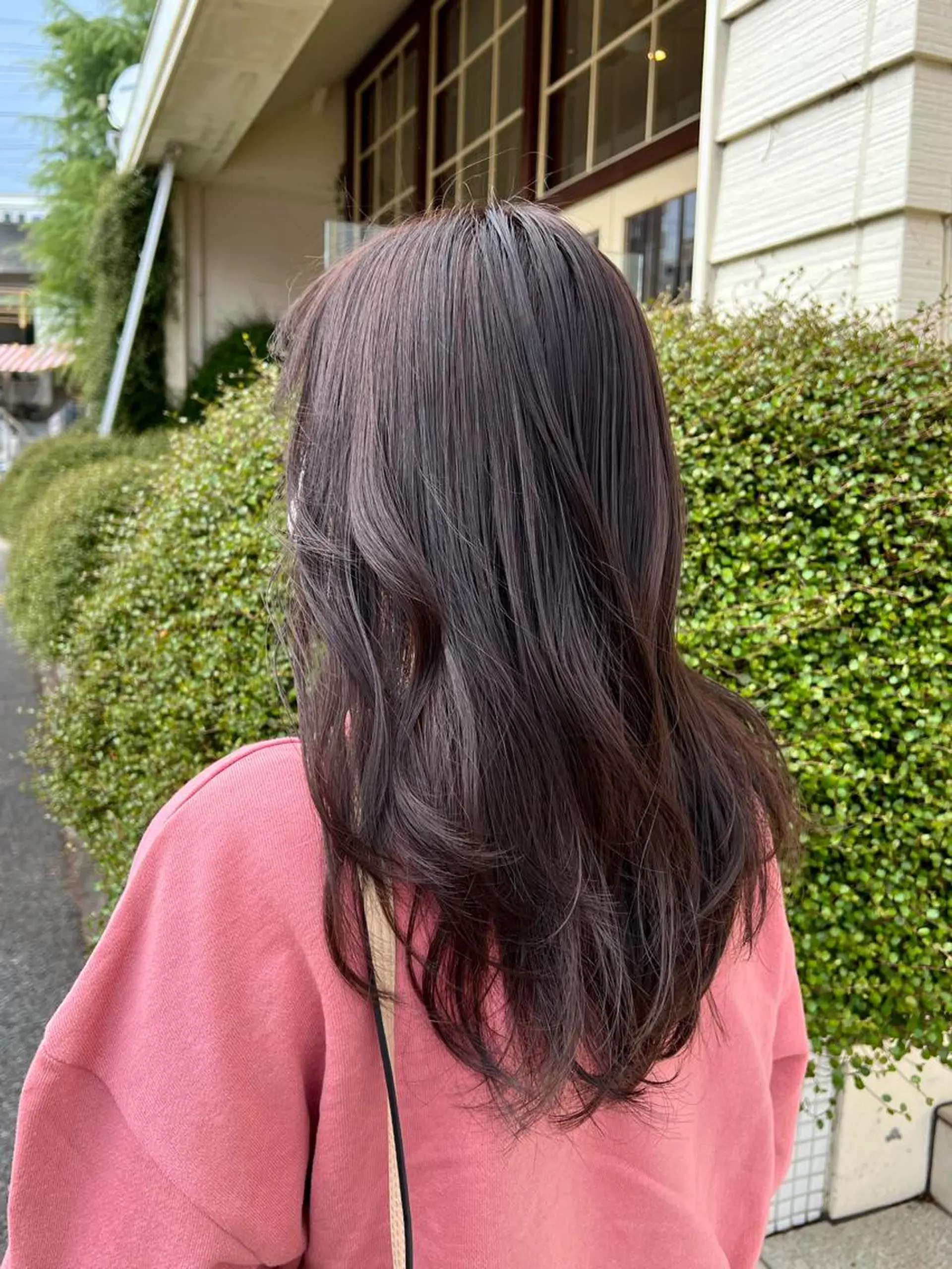 ロング ラベンダーベージュ akari/髪質改善 /ブリーチ/名古屋のヘアスタイル