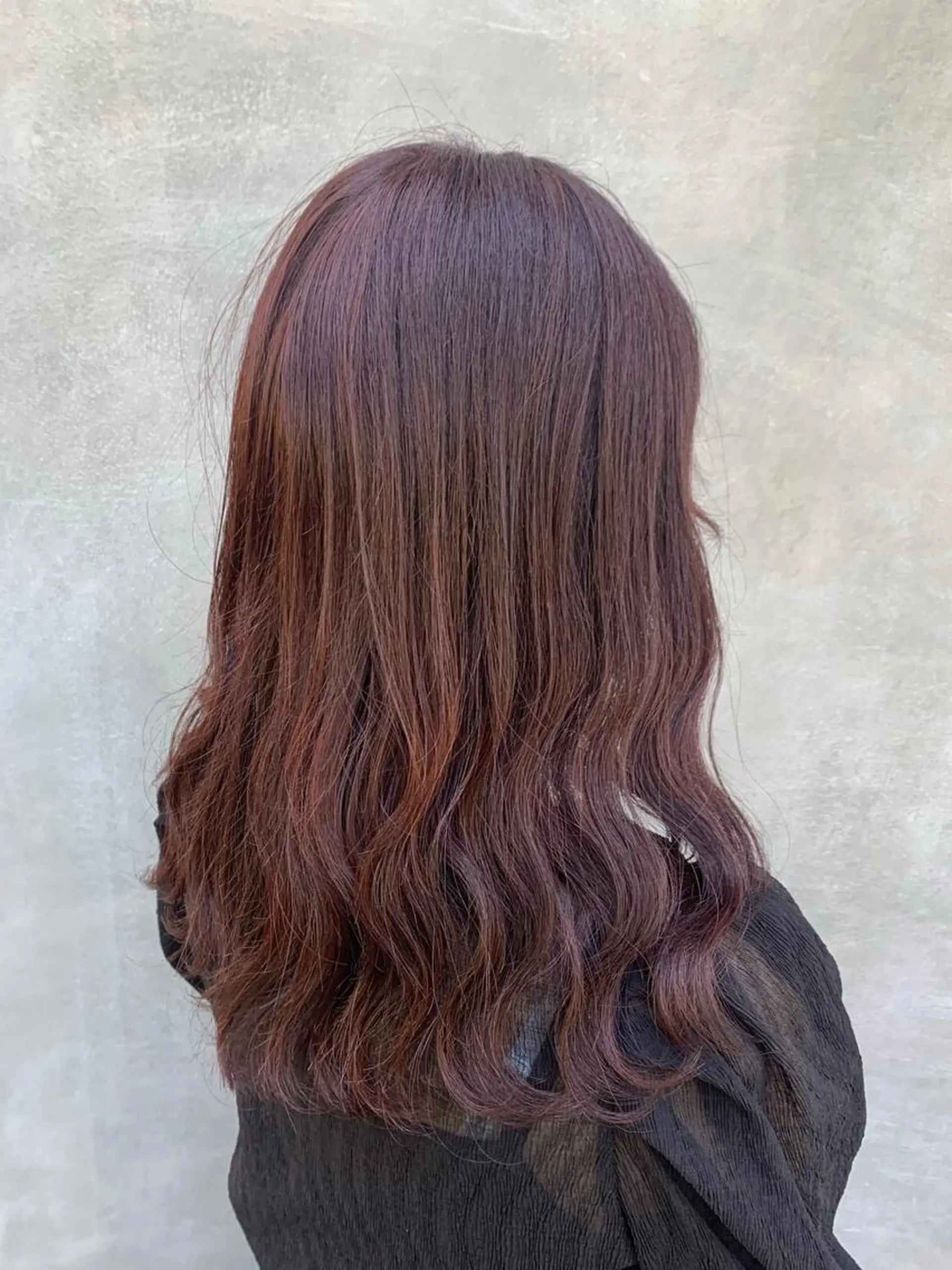 ロング カラー 青田 明日海のヘアスタイル