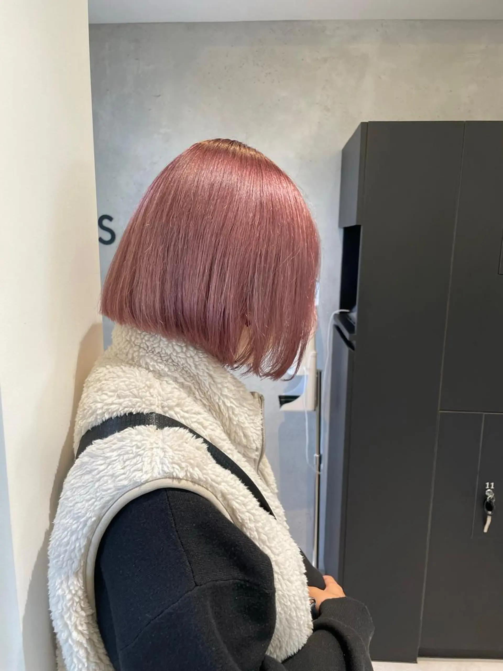 ショート カラー ピンクカラー ボブ カット ヘアカラー トリートメント ヘアセット メンズ特化 パーマ/オザワのヘアスタイル