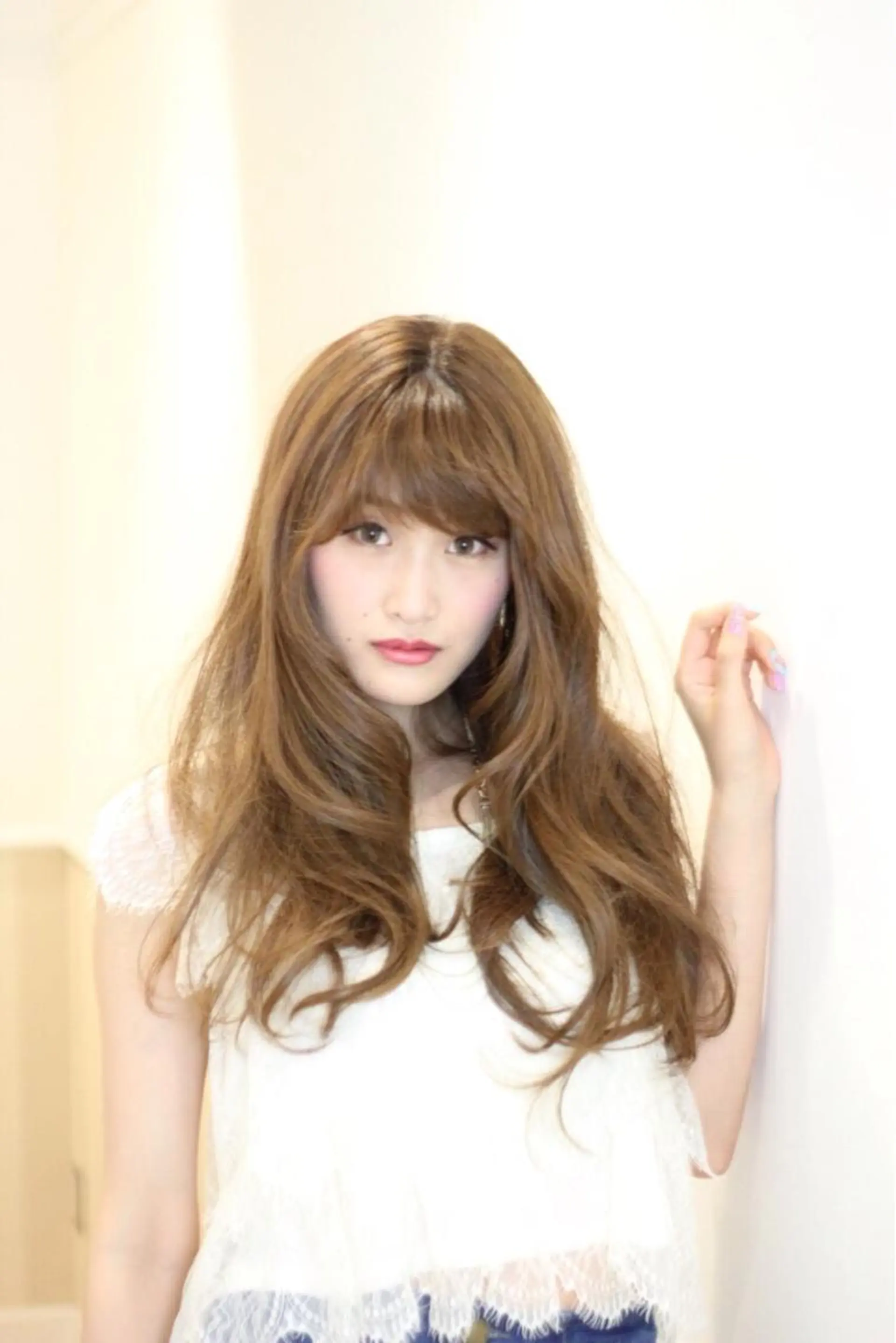 ロング カット 縮毛矯正 トリートメント 金子 直樹のヘアスタイル