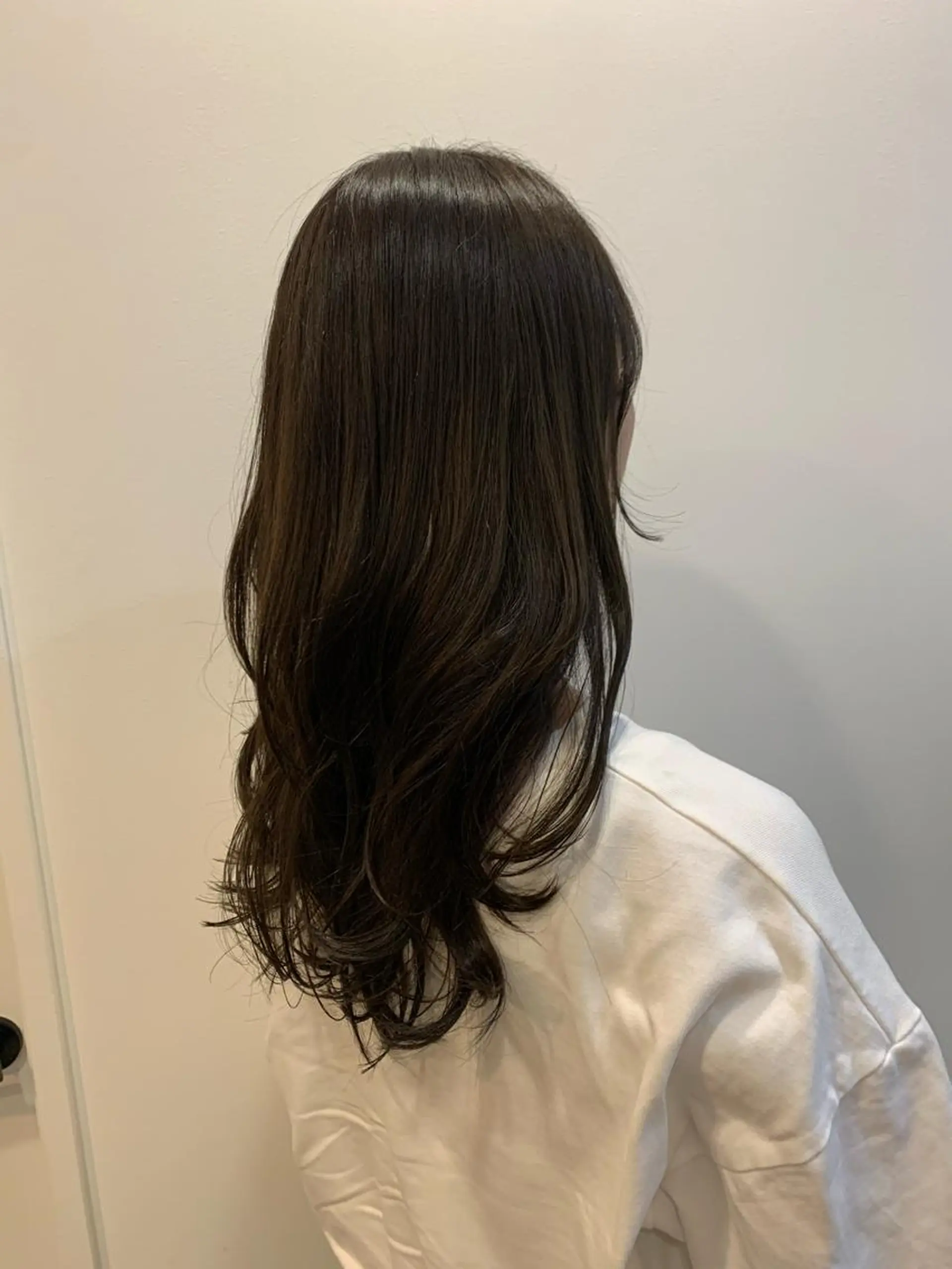 ロング カラー ヨシンモリ レイヤーカット 現地韓国ヘア🇰🇷 Chisaki치사키のヘアスタイル