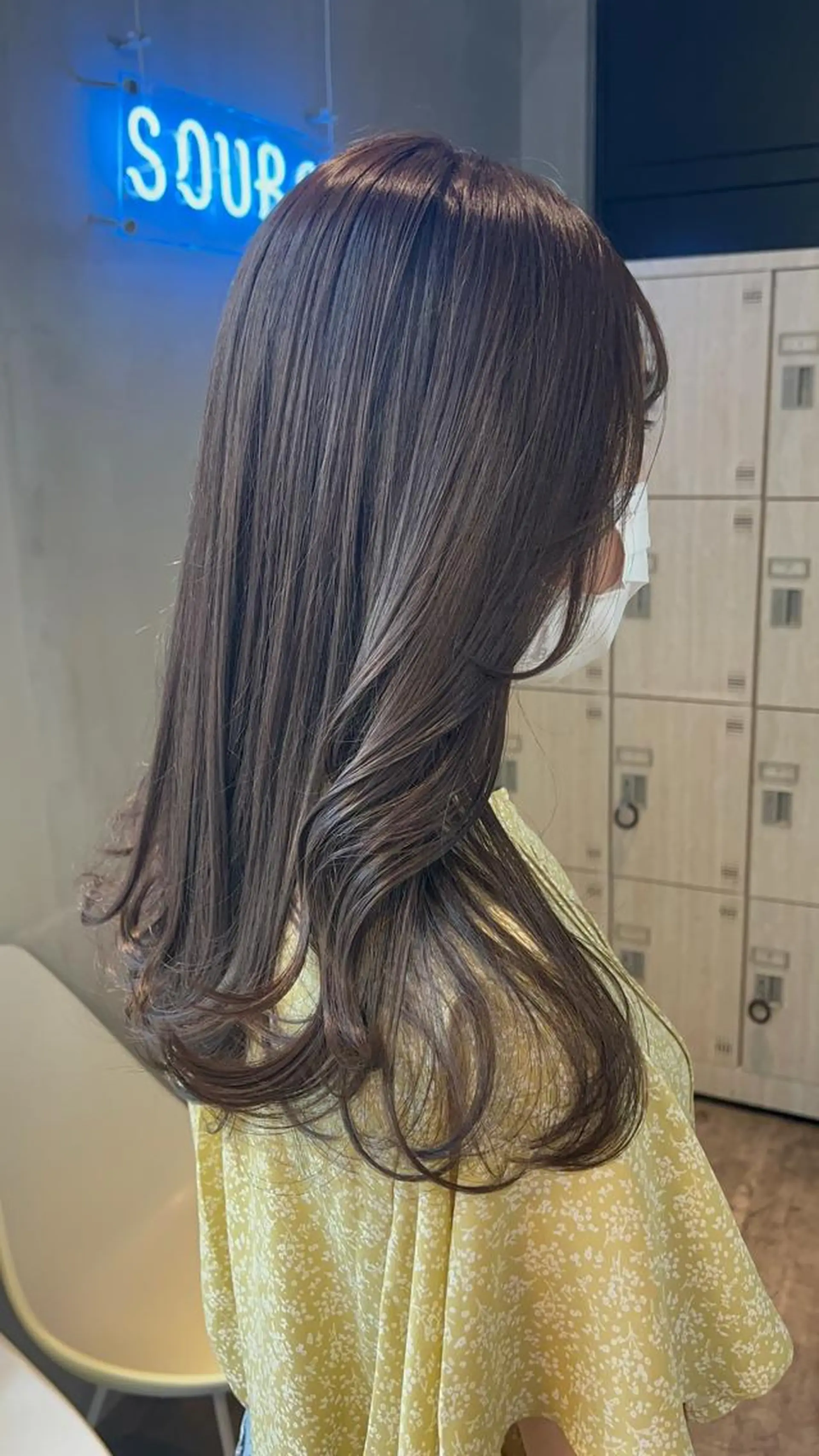 セミロング カラー ヘアアレンジ グレージュ 悩み解決/艶髪/ LISAのヘアスタイル