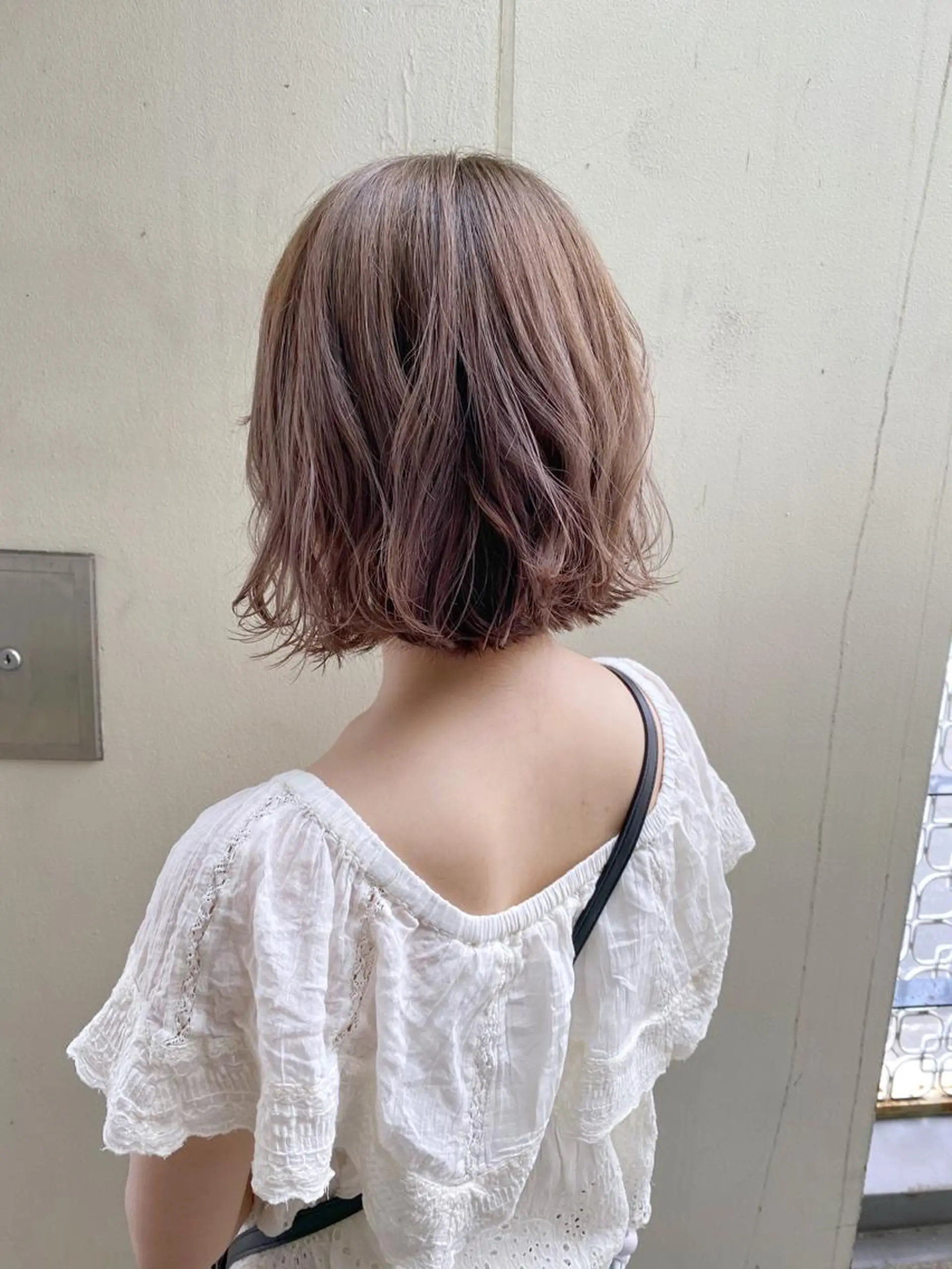 ミディアム カラー ヘアカラー 進 詩織のヘアスタイル