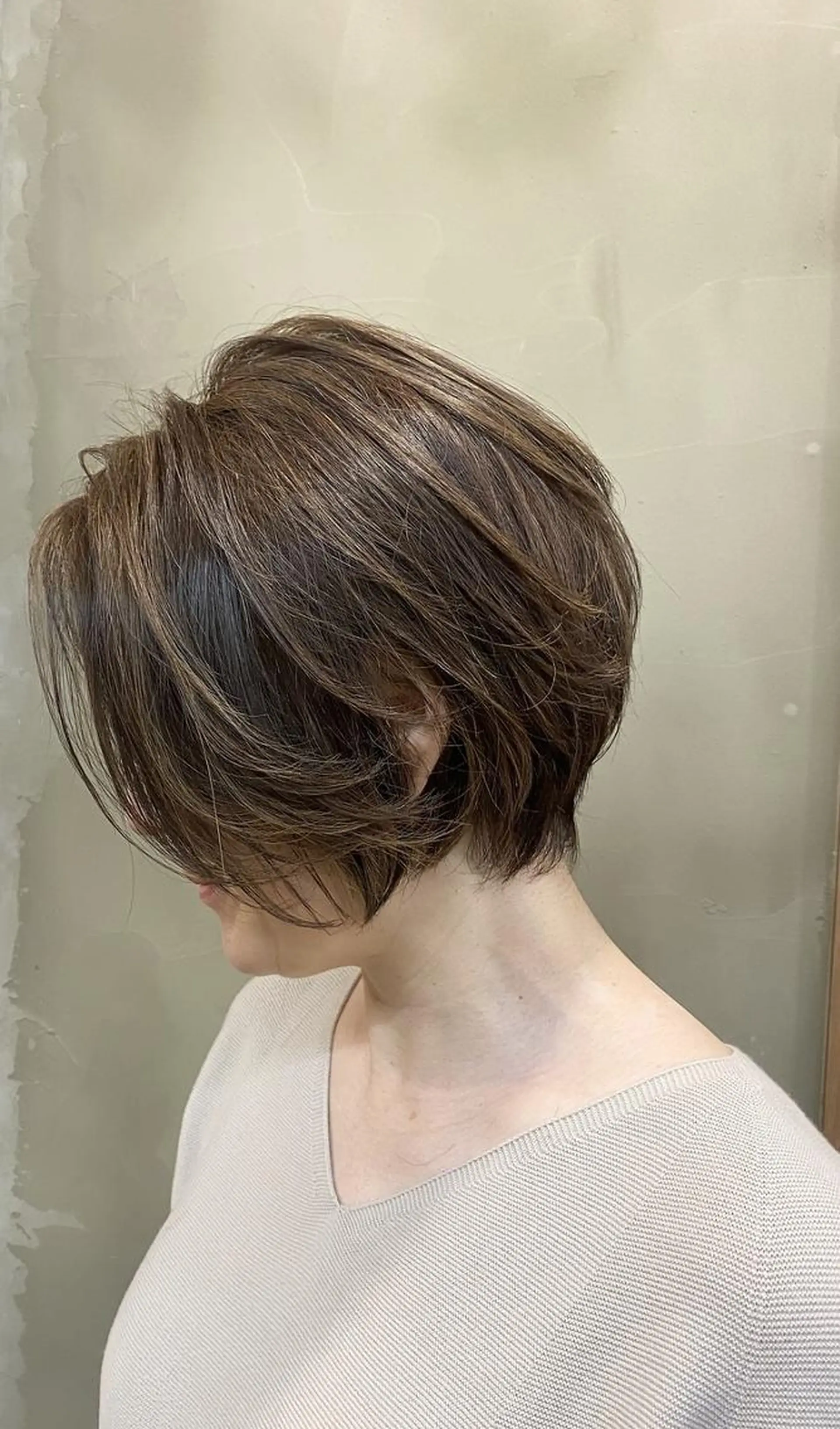 ショート カラー ショートヘア ANGELICA 近鉄奈良店のヘアスタイル