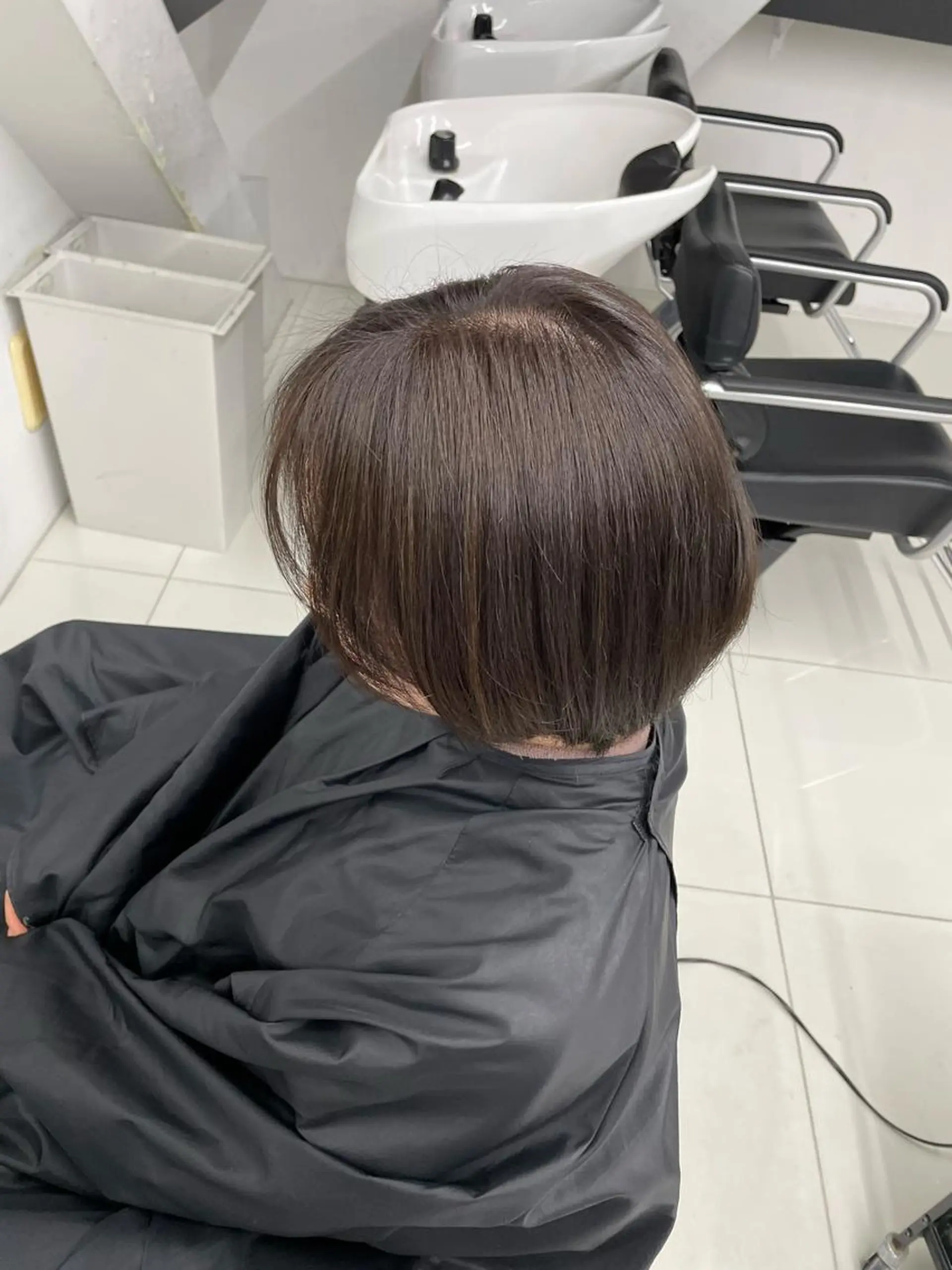 ミディアム カラー ミディアムパーマ ブリーチ ハイライトカラー ハイライト 学生 ⭐️無料!カット モデル募集⭐️夕貴のヘアスタイル