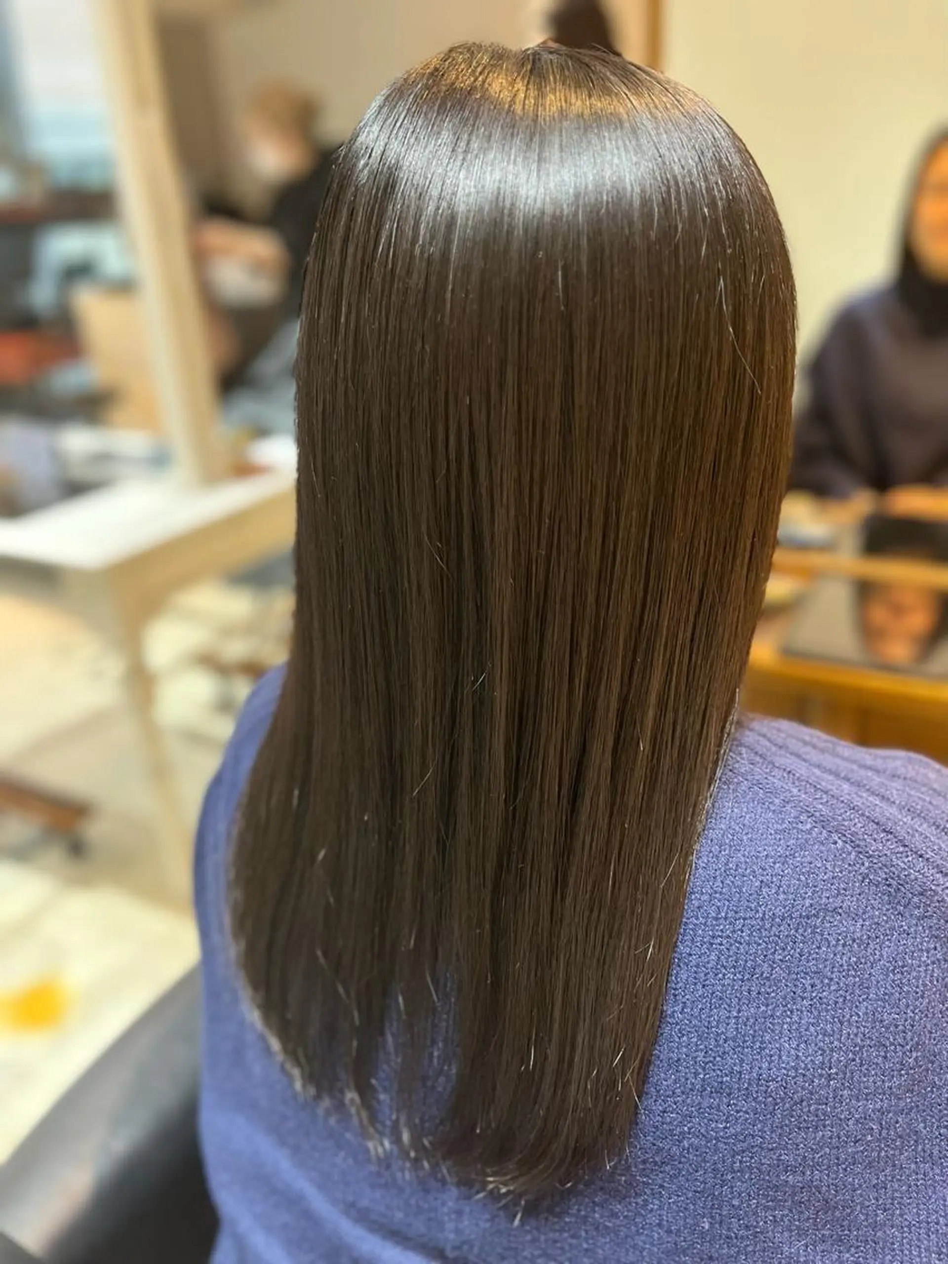 ミディアム 髪質改善 aletta 大森町のヘアスタイル