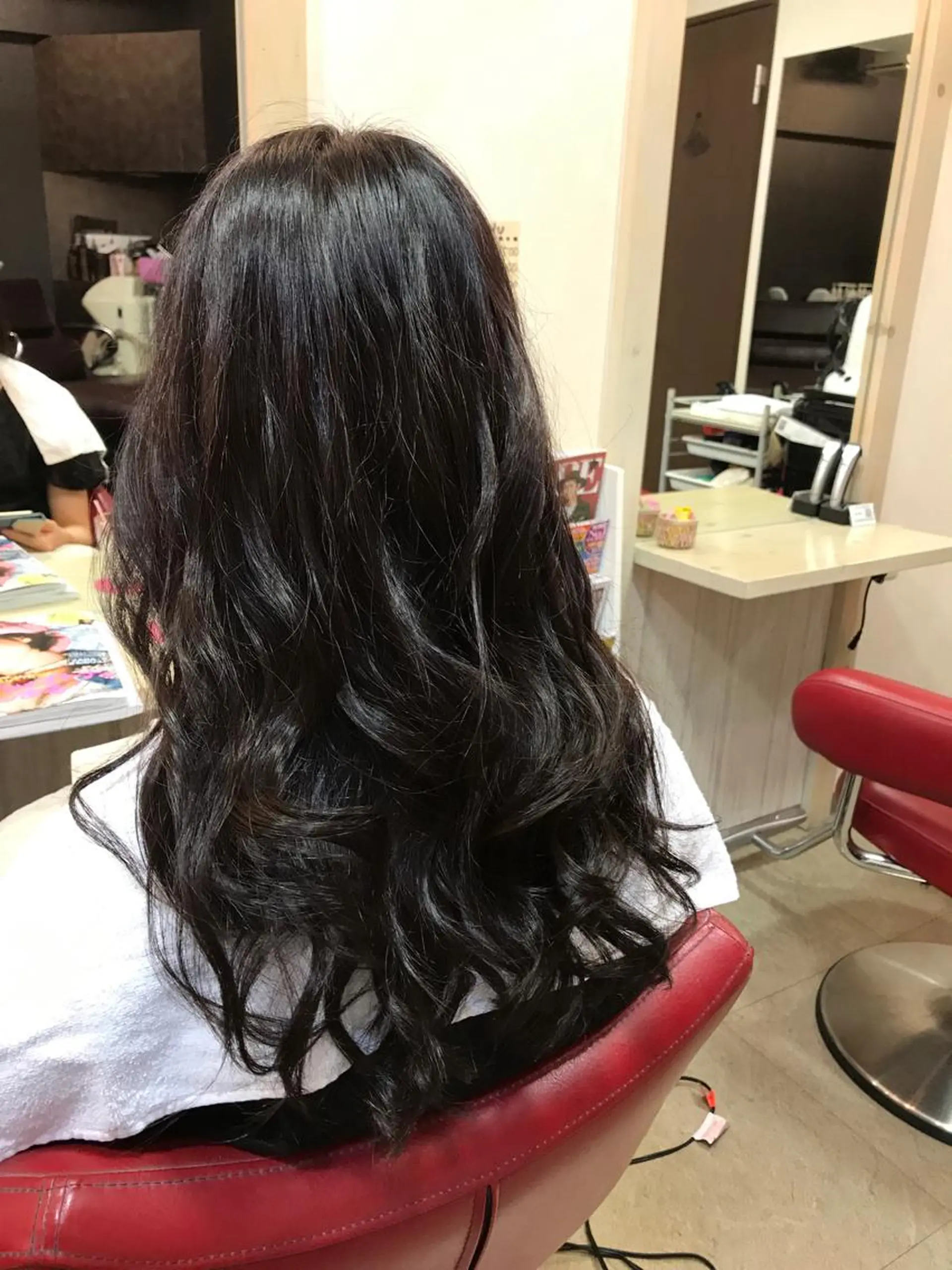 カラー 黒髪 ナチュラルブラック 渋谷宮益坂 omoのヘアスタイル