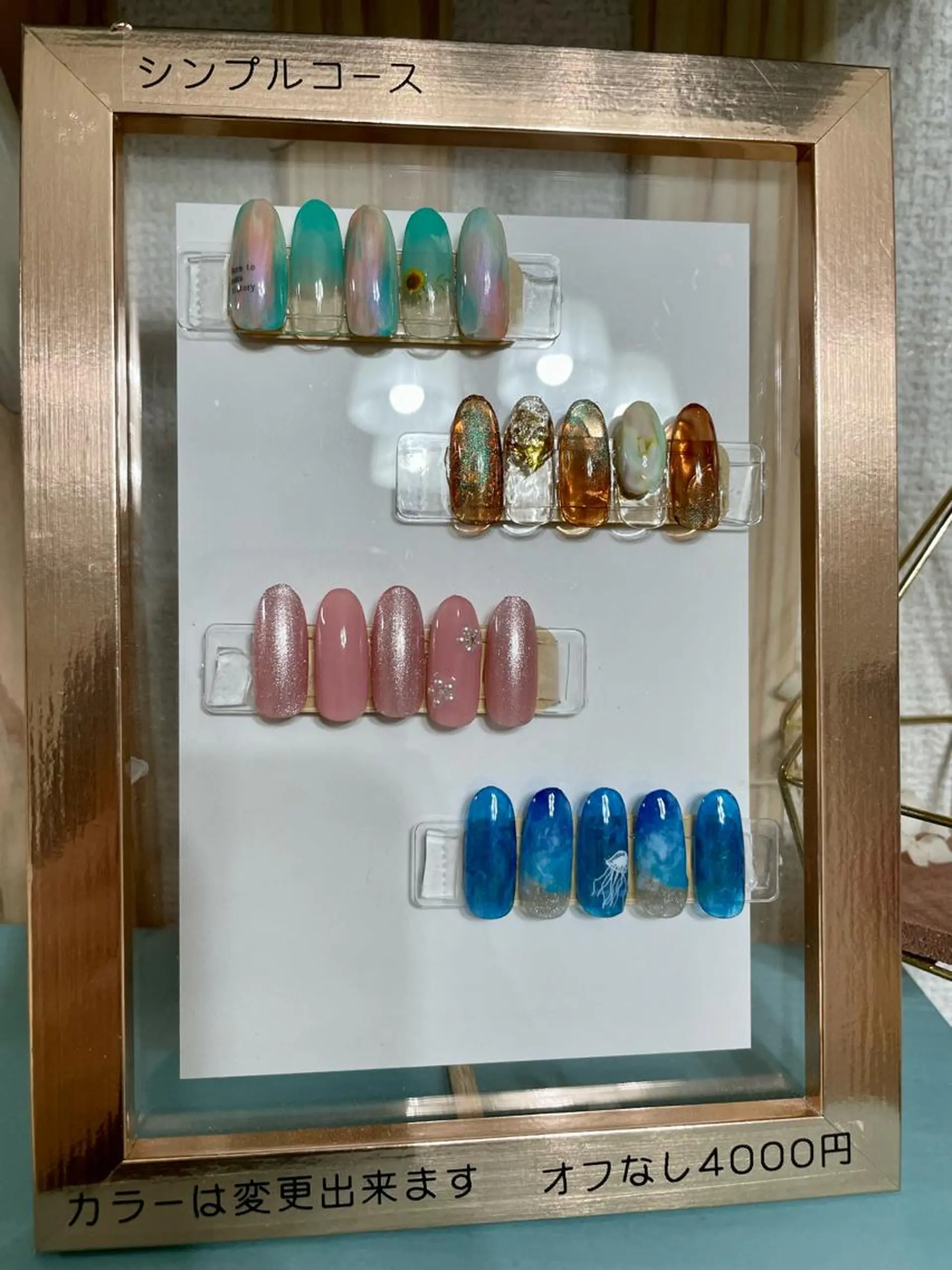 ネイル シンプルネイル フットネイル oki nailのネイルデザイン